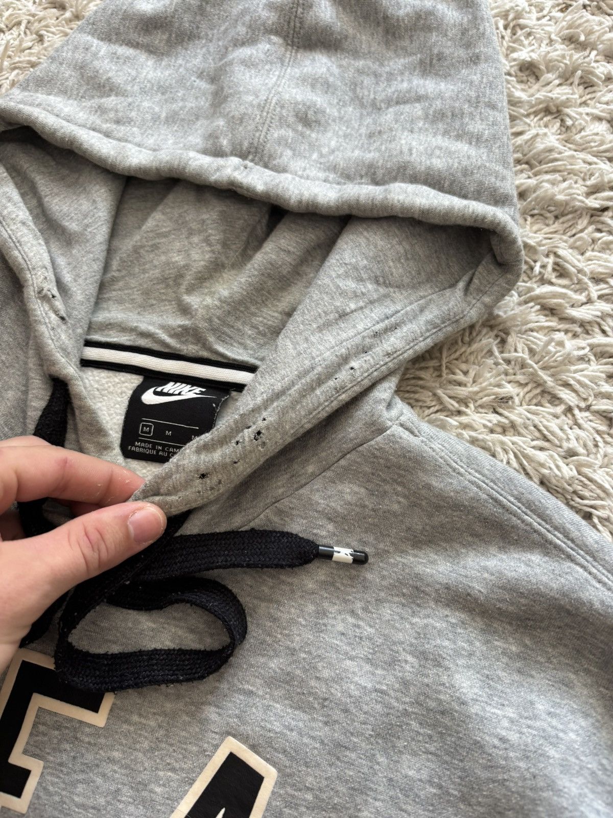 Nike × Vintage 🧟Vintage Streetwear Hoodie Nike Big Logo Size US M / EU 48-50 / 2 - 5 Thumbnail