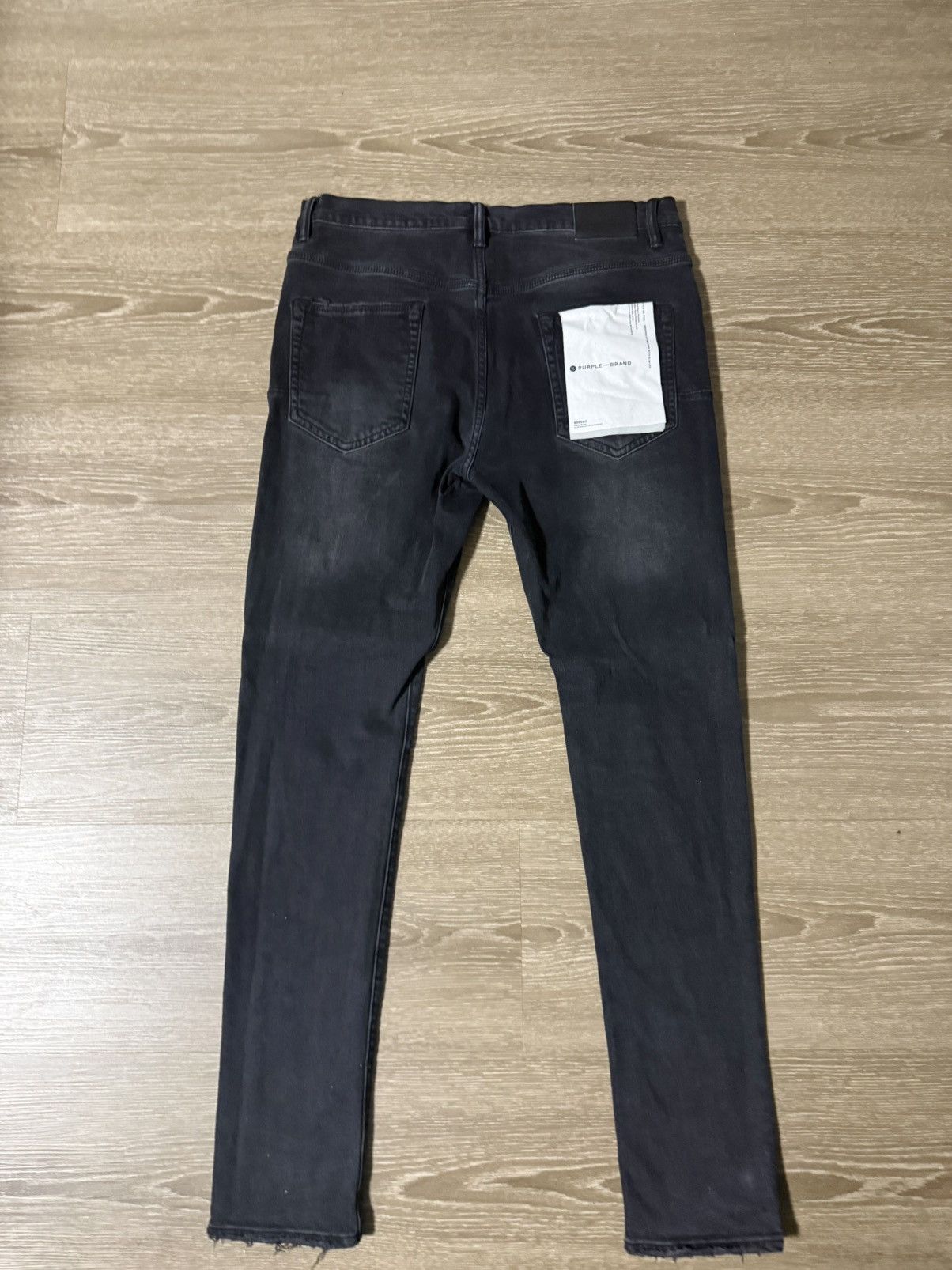 Purple Brand Purple Brand Black Ripped Jeans Size US 33 - 2 Thumbnail
