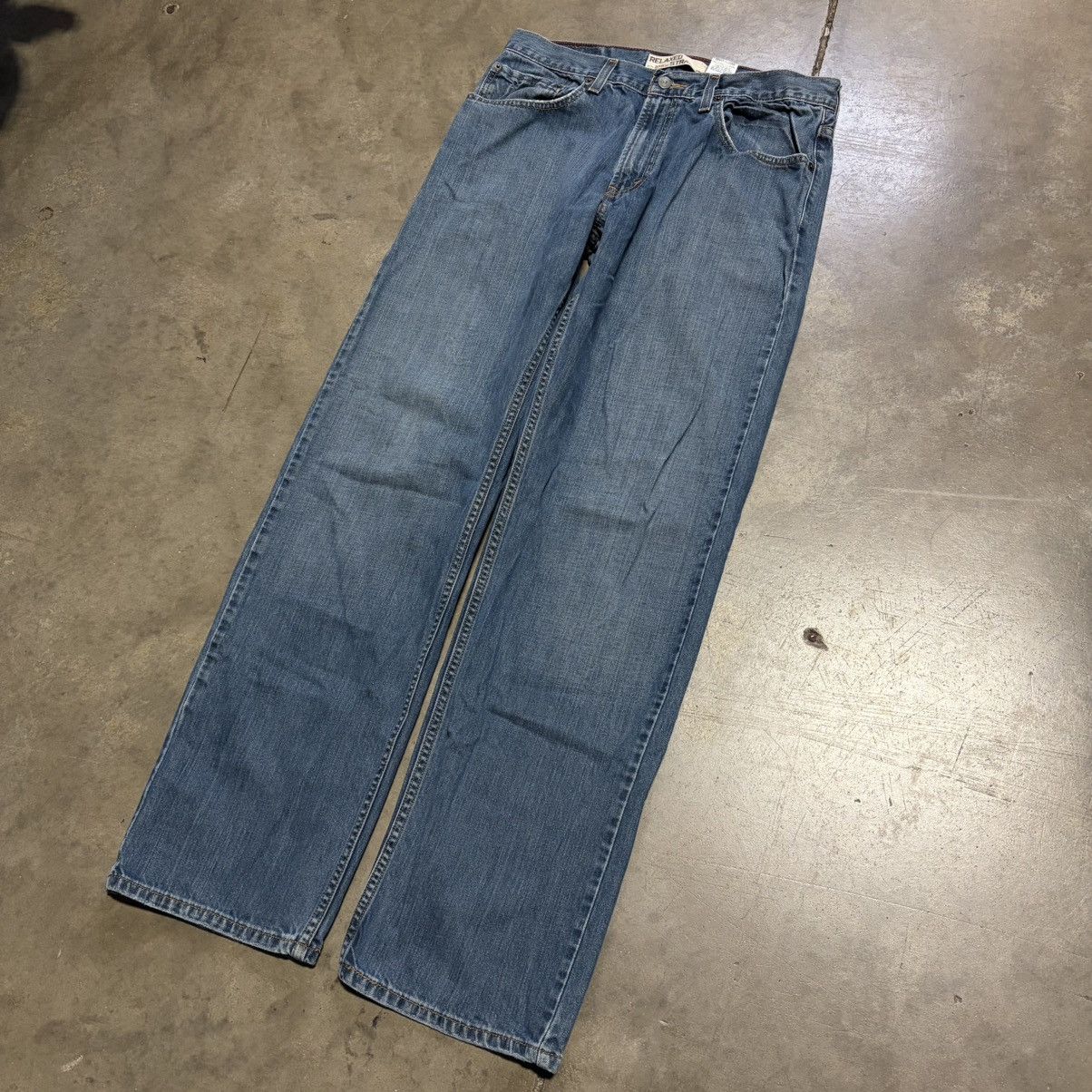 Levi's Vintage Levis 559 Relaxed Straight Denim Jeans Grunge Punk Size US 34 / EU 50 - 2 Thumbnail