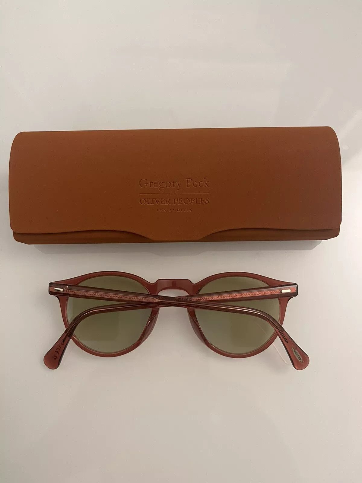 Oliver Peoples Gregory Peck 47mm Sun LimitedEdition Rust/Green PHOTOCRO Size ONE SIZE - 8 Thumbnail