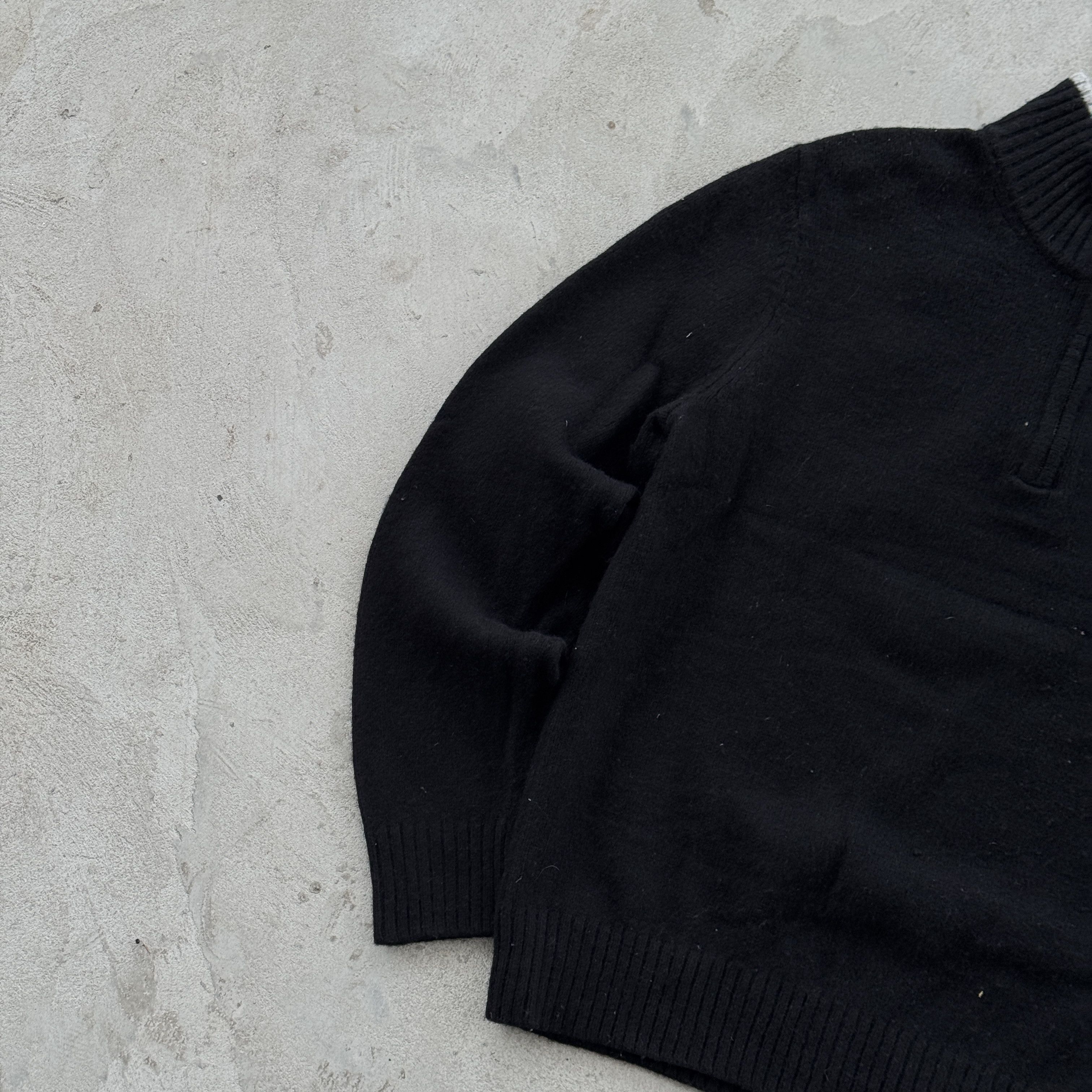 Napapijri Vintage 90s Napapijri 1/4 Zip Wool Sweater Size US XL / EU 56 / 4 - 3 Thumbnail