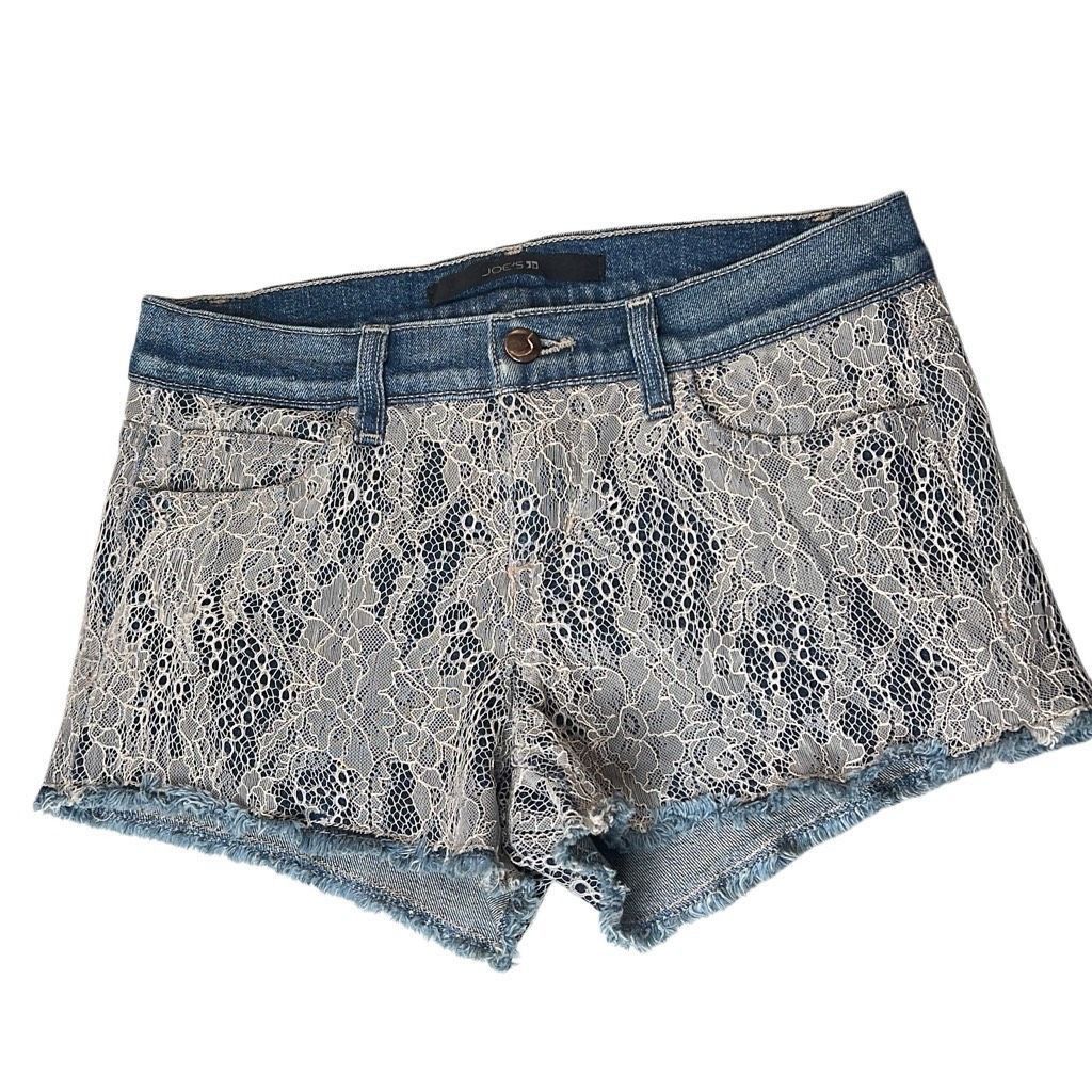 Joe's Joe’s Jeans Lace over Denim Shorts 25 Size 25" / US 0 / IT 36 - 7 Thumbnail