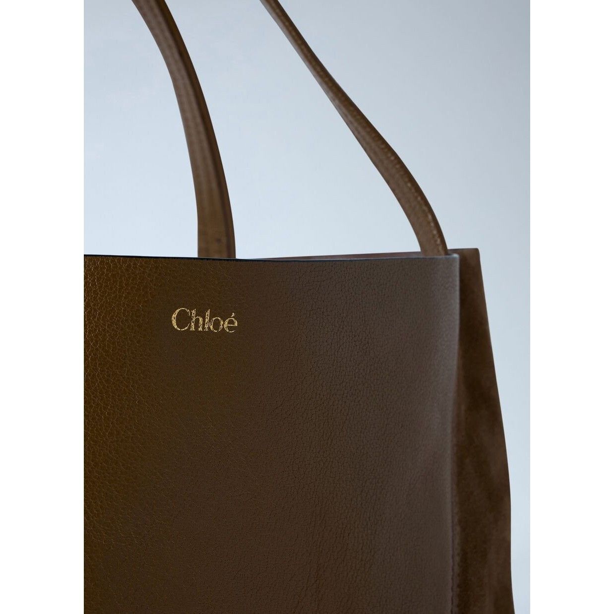 Chloe Chloe Large Spin Brown Suede Tote Bag New & Authentic Size ONE SIZE - 3 Thumbnail