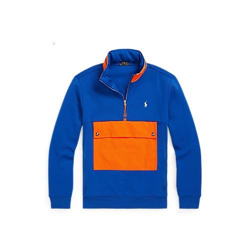 Polo Ralph Lauren × Vintage Polo Ralph Lauren hybrid 1/4 zip sweatshirt hoodie pullover Size US S / EU 44-46 / 1 - 2 Thumbnail