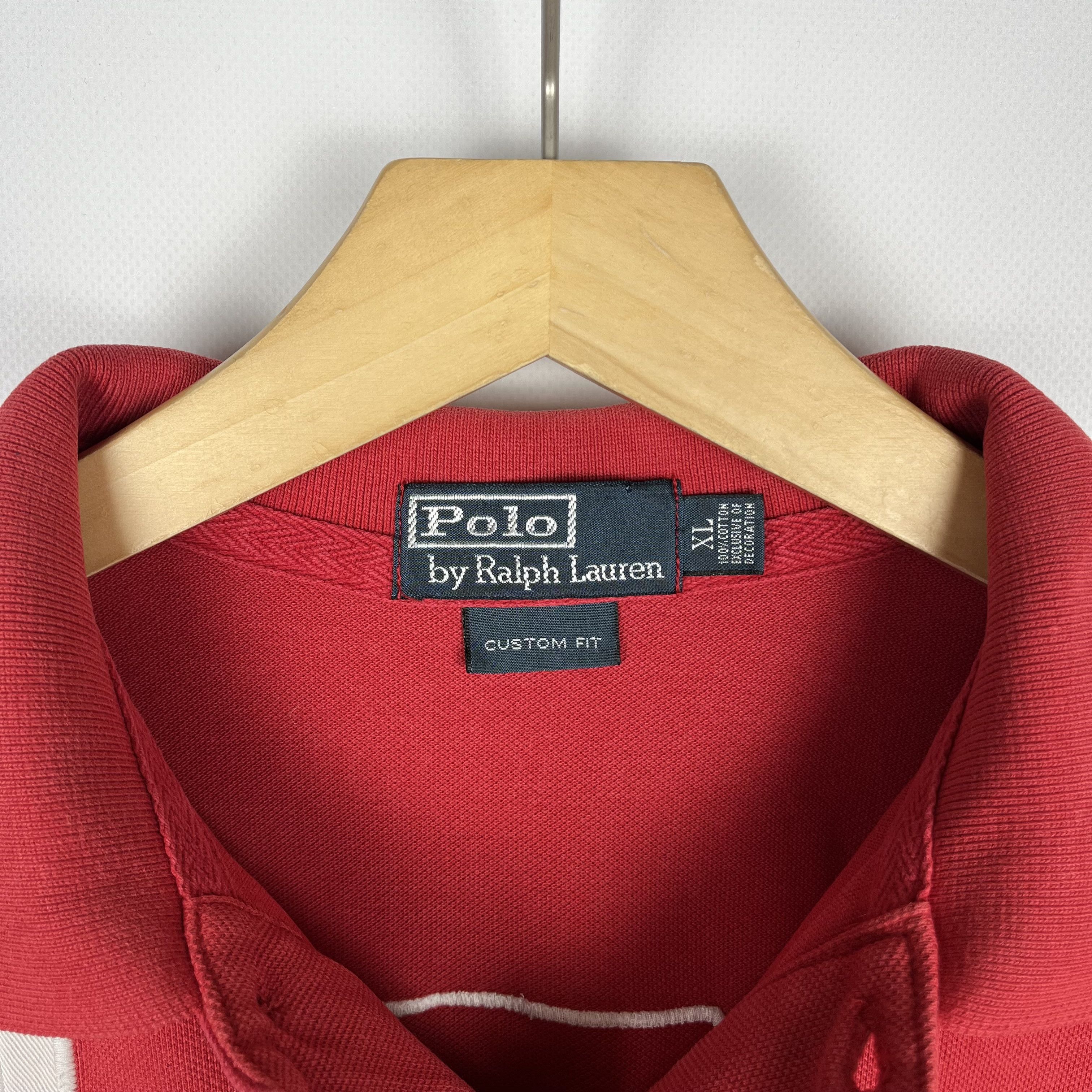 Polo Ralph Lauren Vintage Polo Ralph Lauren Big Logo LXVII Polo Shirt 00’s Size US L / EU 52-54 / 3 - 16 Thumbnail