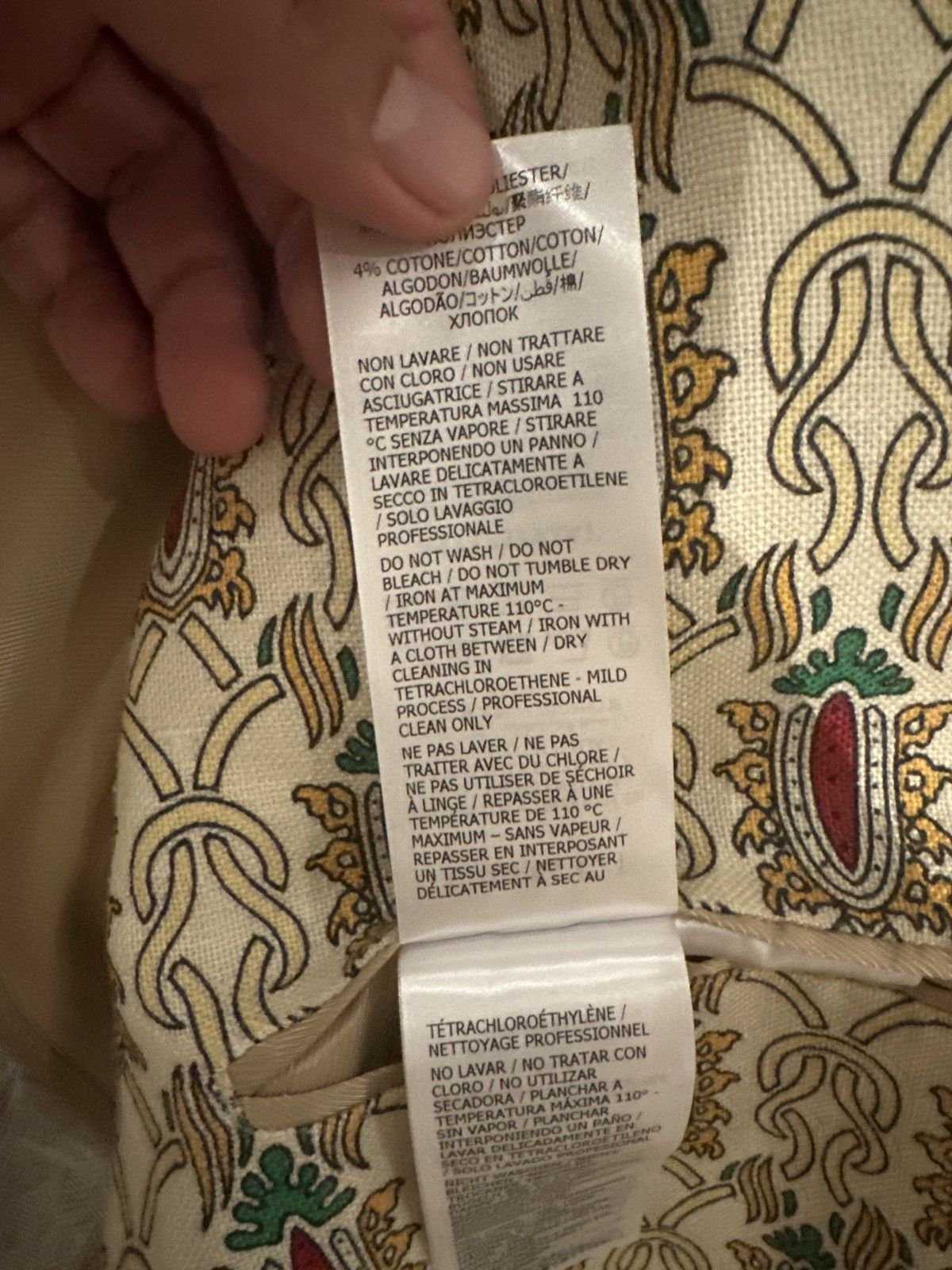Gucci Gucci Collection "100" Tapestry Blazer Jacket. Size 48 (NEW) Size 48R - 8 Thumbnail