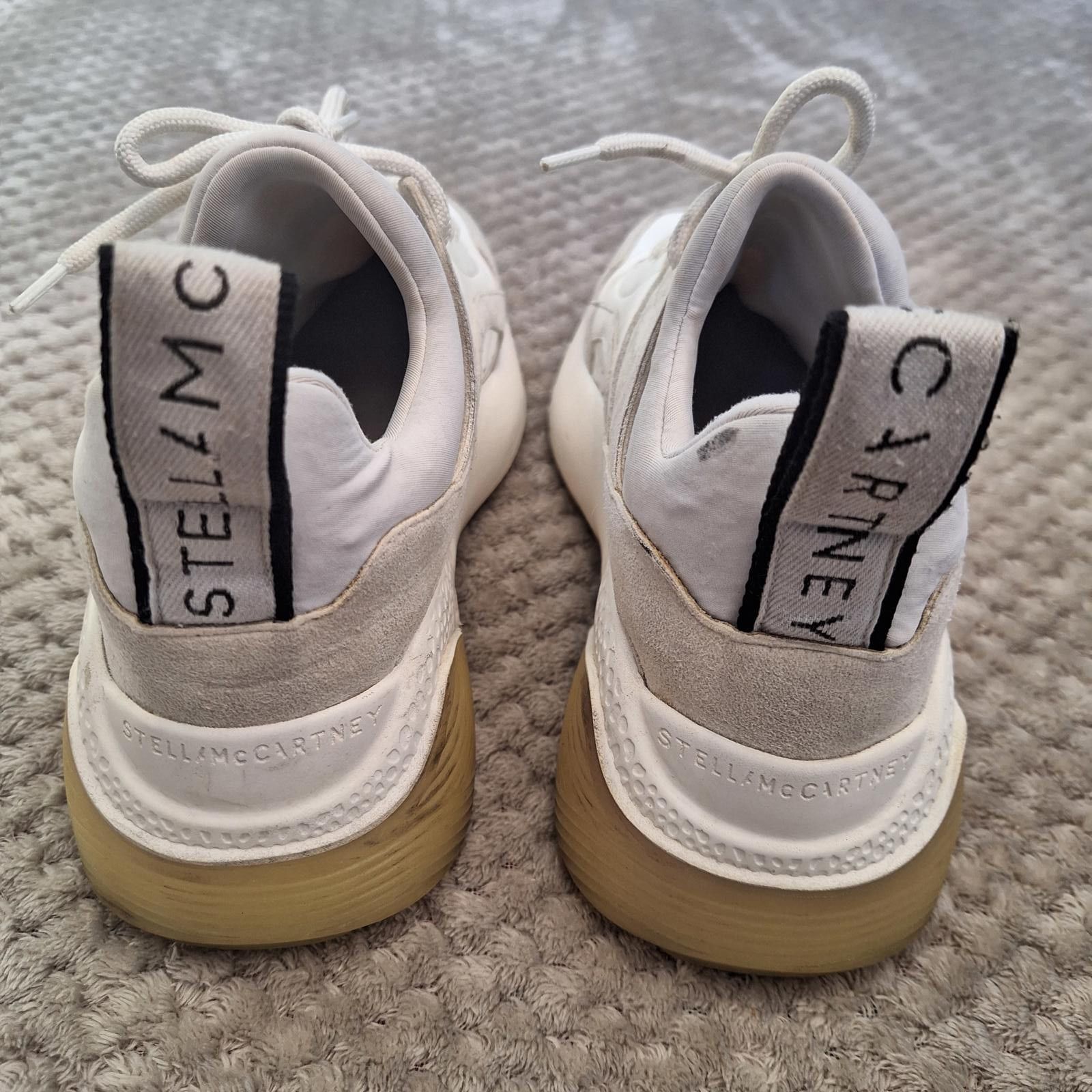 Stella McCartney STELLA McCARTNEY Eclypse Leather Sneakers white women us 35 Size US 6 / IT 36 - 6 Thumbnail