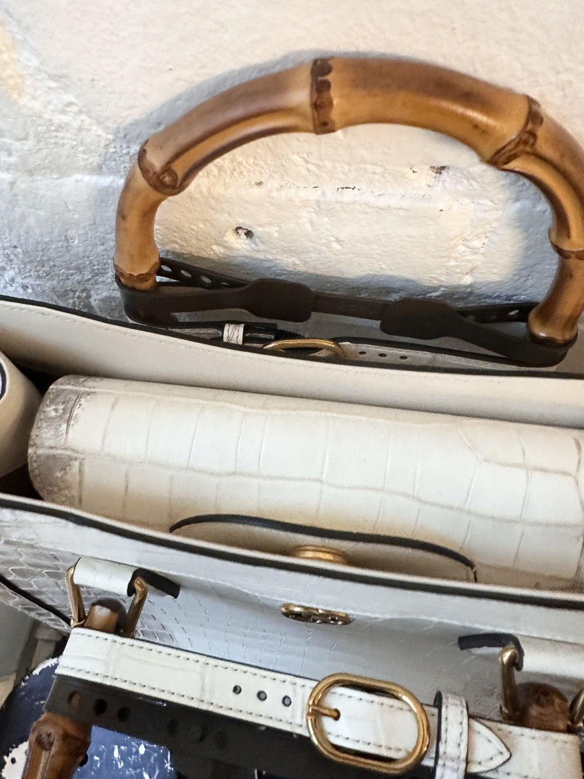 Gucci GUCCI DIANA HIMALAYAN CROCODILE BAG XL RARE Size ONE SIZE - 8 Thumbnail