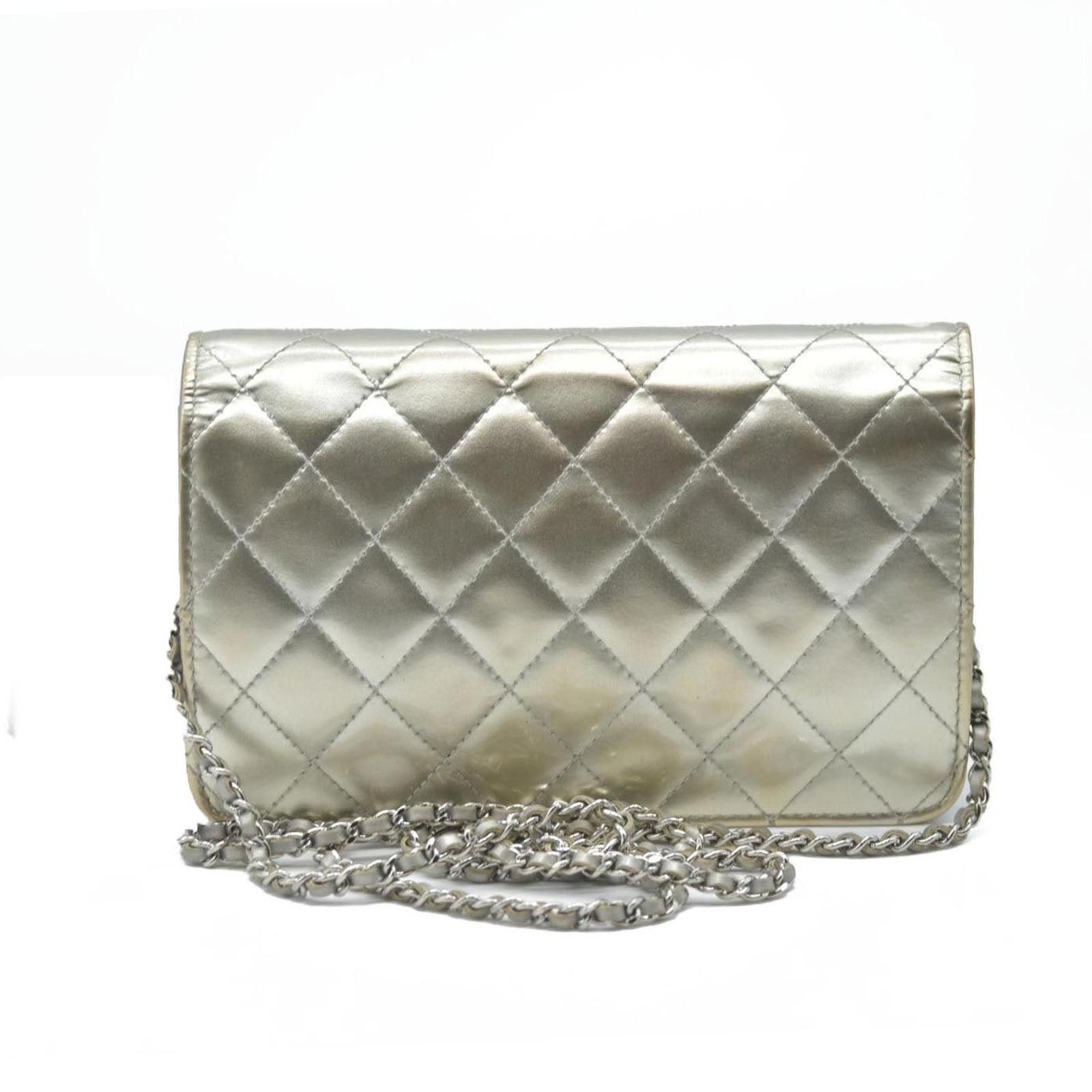 Chanel Chanel Patent Quilted Golden Class Wallet on Chain WOC Size ONE SIZE - 10 Thumbnail
