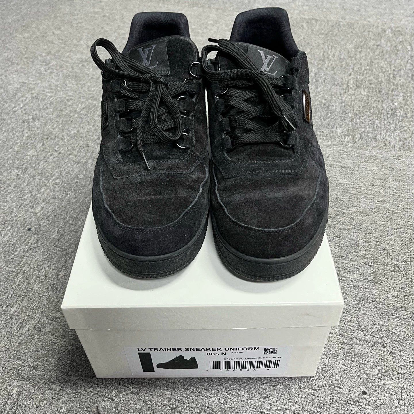 Louis Vuitton black louis vuitton lifestyle lace-up sneakers Size US 8.5 / EU 41-42 - 1 Thumbnail