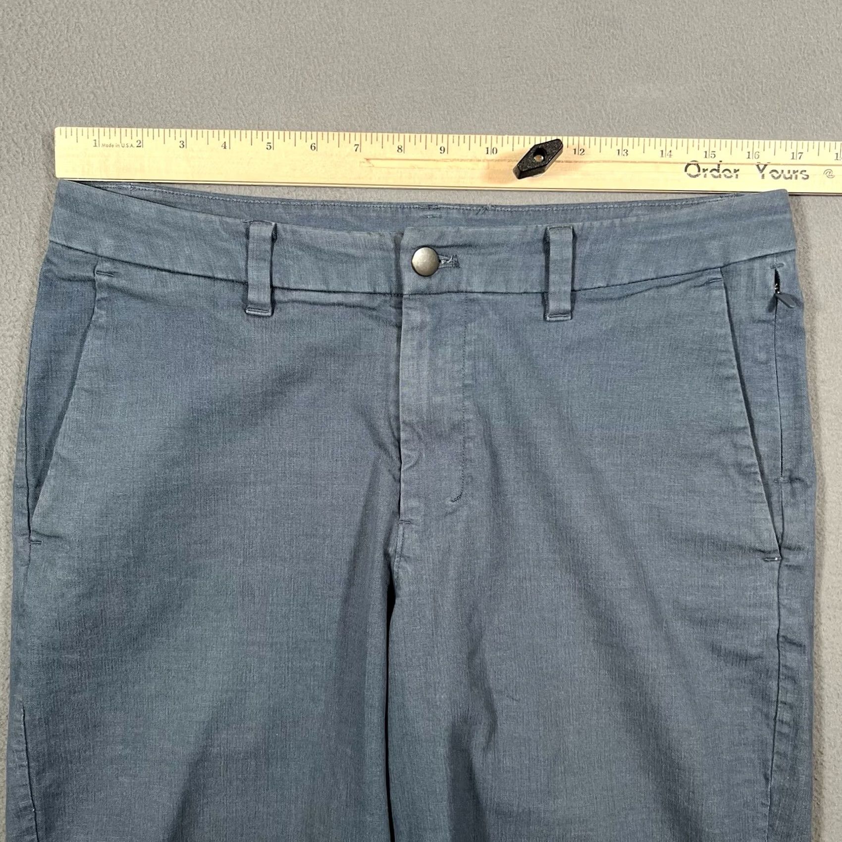 Lululemon Lululemon Commission Shorts Mens 32 Blue 11" Golf Chino M7AKAS Size US 32 / EU 48 - 4 Thumbnail