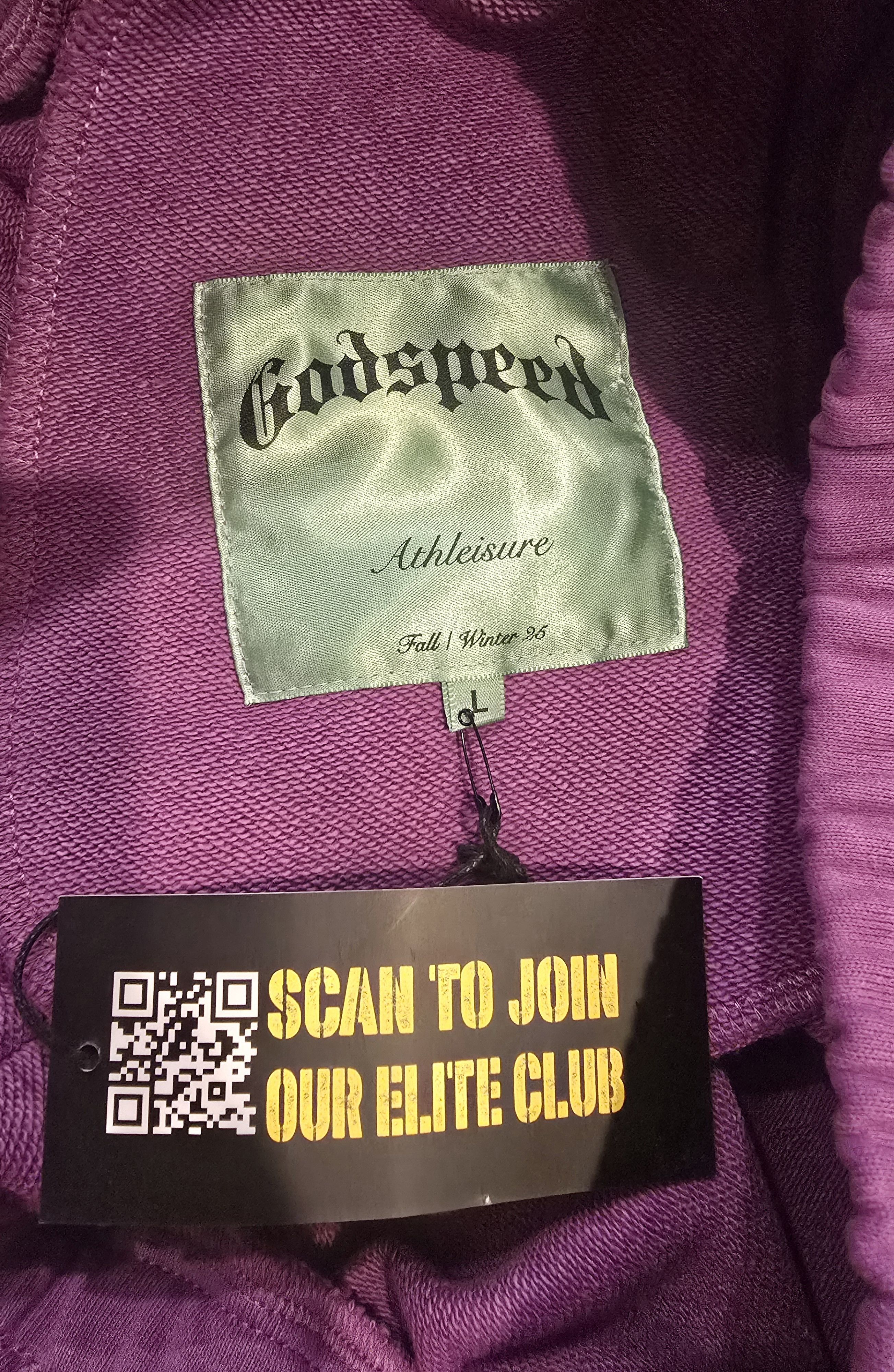 Godspeed Godspeed OG Logo Sweatpants "Pink Plaid" Size US 34 / EU 50 - 7 Thumbnail