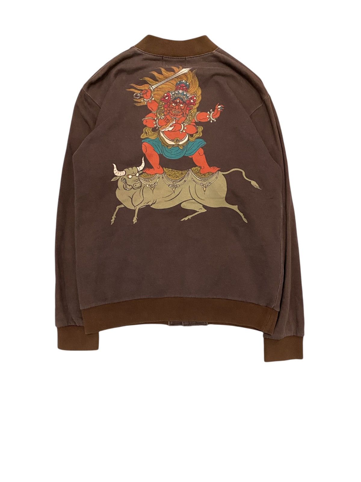Beauty Beast 1990s Mash Mania Japan Kurakuri satanic sweatshirt Size US M / EU 48-50 / 2 - 1 Thumbnail