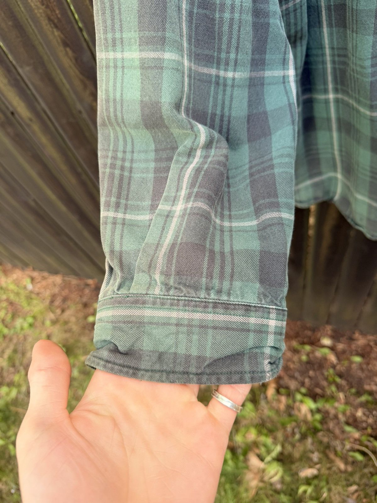 Vintage Carhartt Button Up Flannel Shirt Size XL Size US XL / EU 56 / 4 - 3 Thumbnail