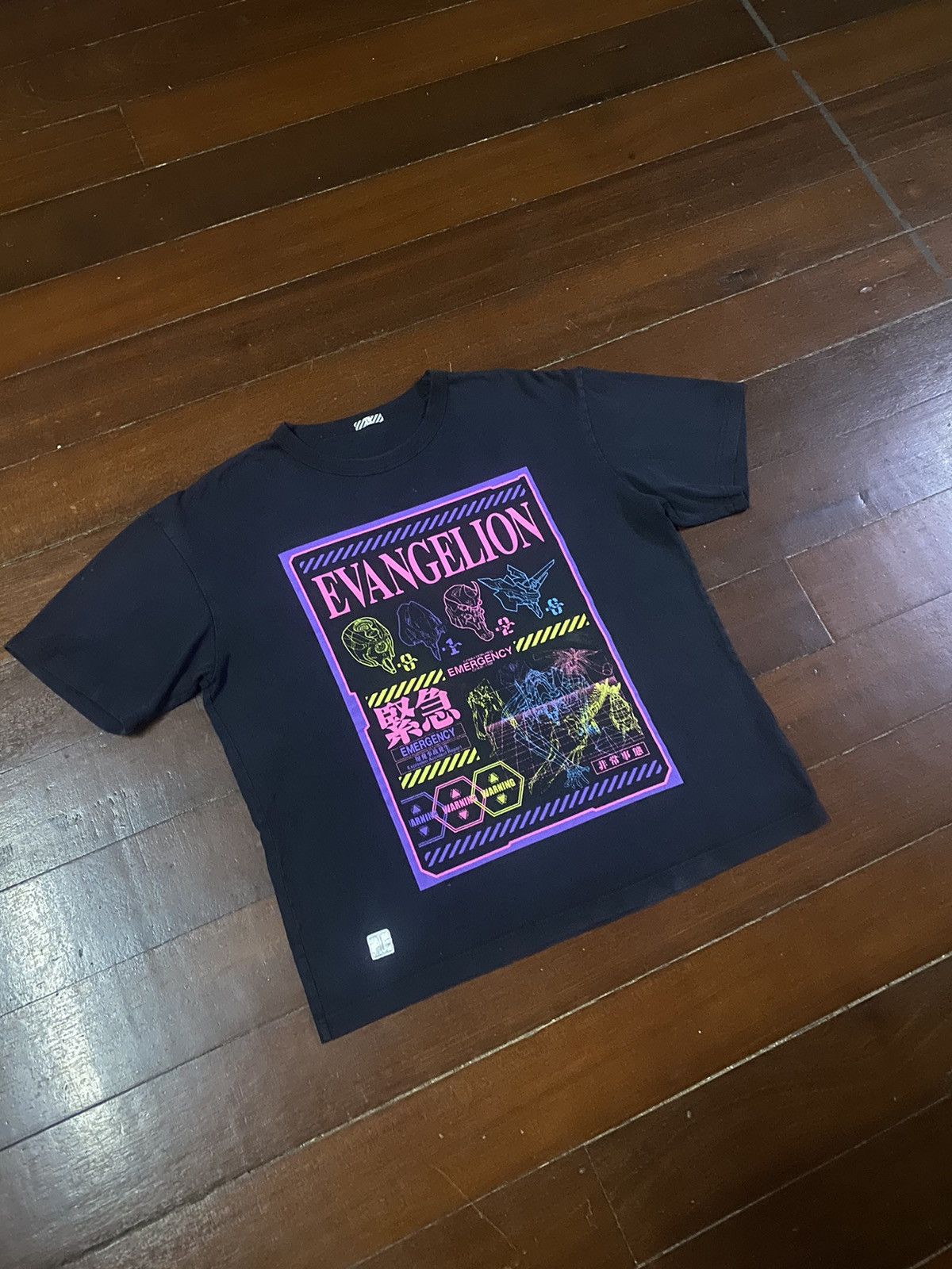 Anime × GU × Japanese Brand Fire Anime Neon Genesis Evangelion japan cartoon 90s Size US L / EU 52-54 / 3 - 3 Thumbnail