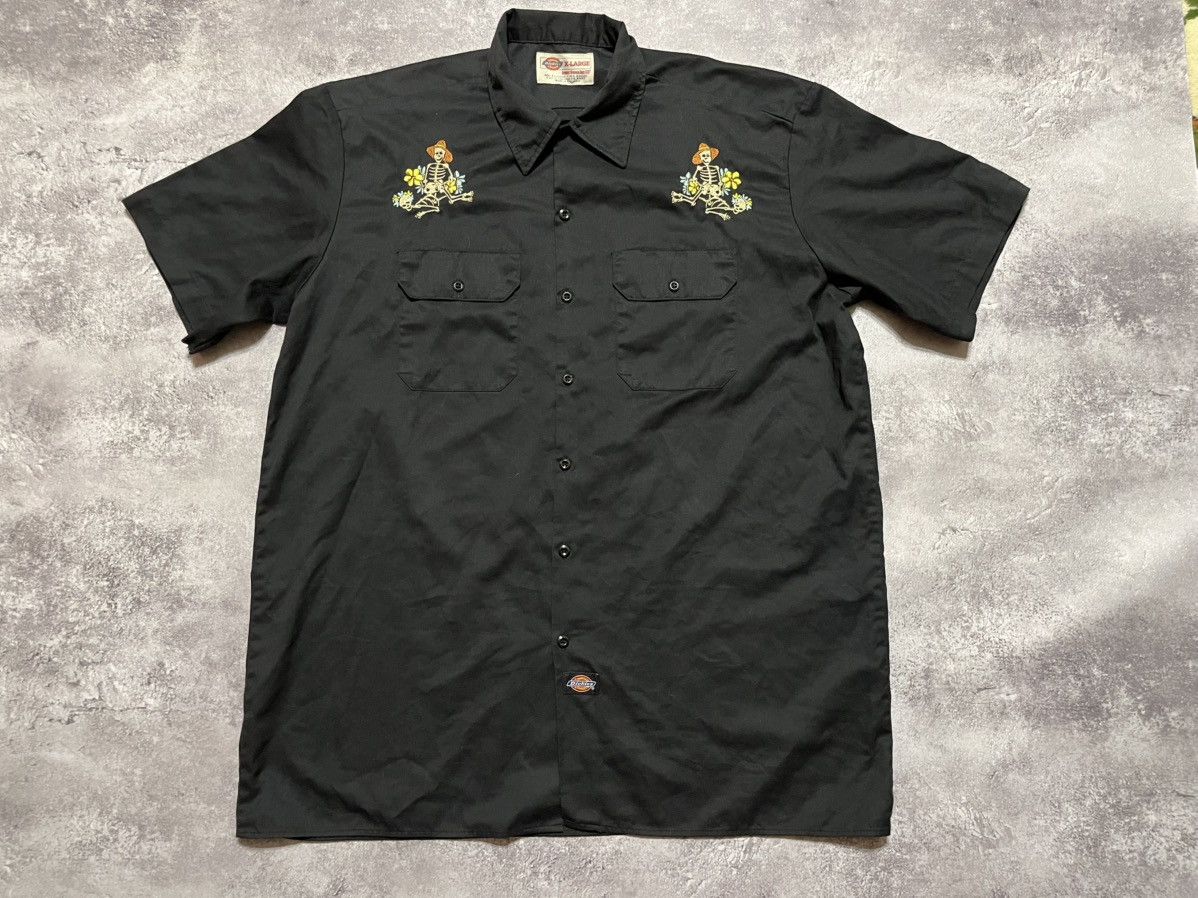 Vintage Dickies Fu*king Skeletons Shirt