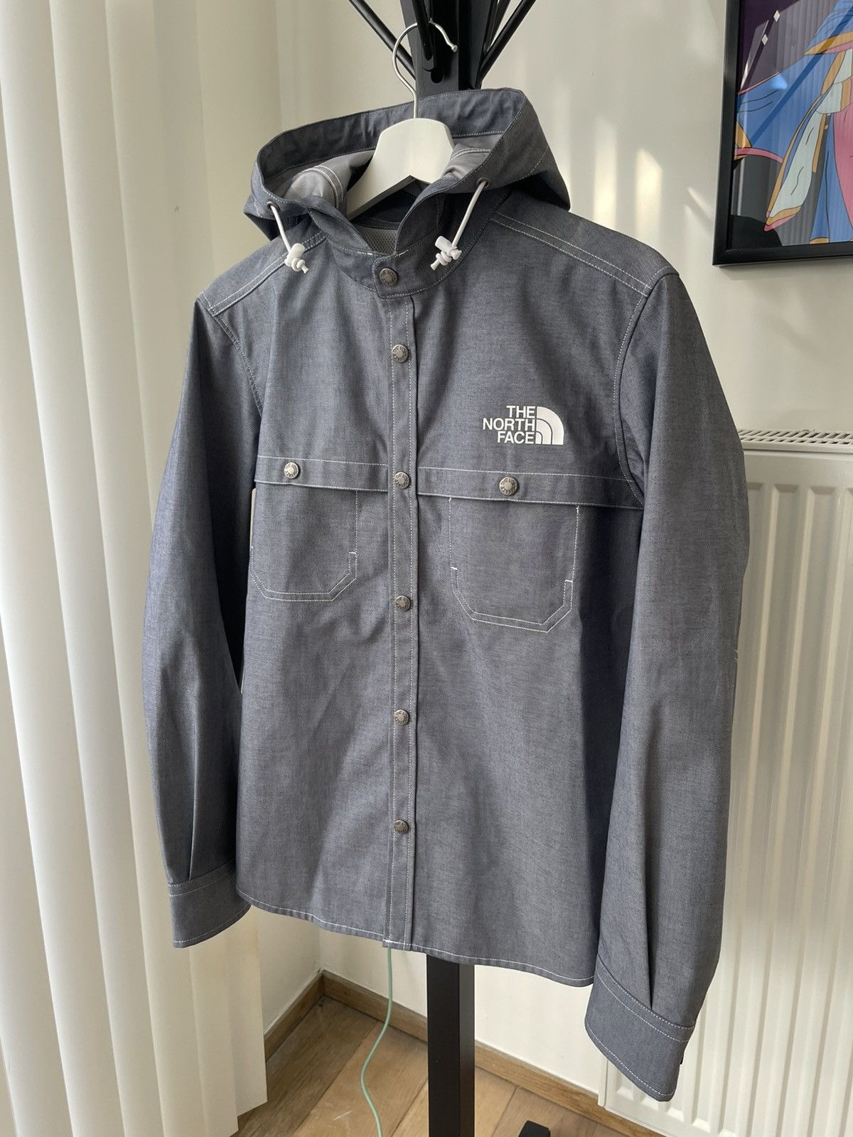 Junya Watanabe × The North Face Junya Watanabe The North Face FW18 Denim Effect Jacket Shirt Size US S / EU 44-46 / 1 - 3 Thumbnail