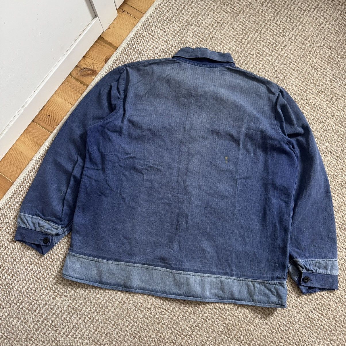 Le Laboureur 60s herringbone vintage repaired worn french jacket Size US M / EU 48-50 / 2 - 11 Thumbnail