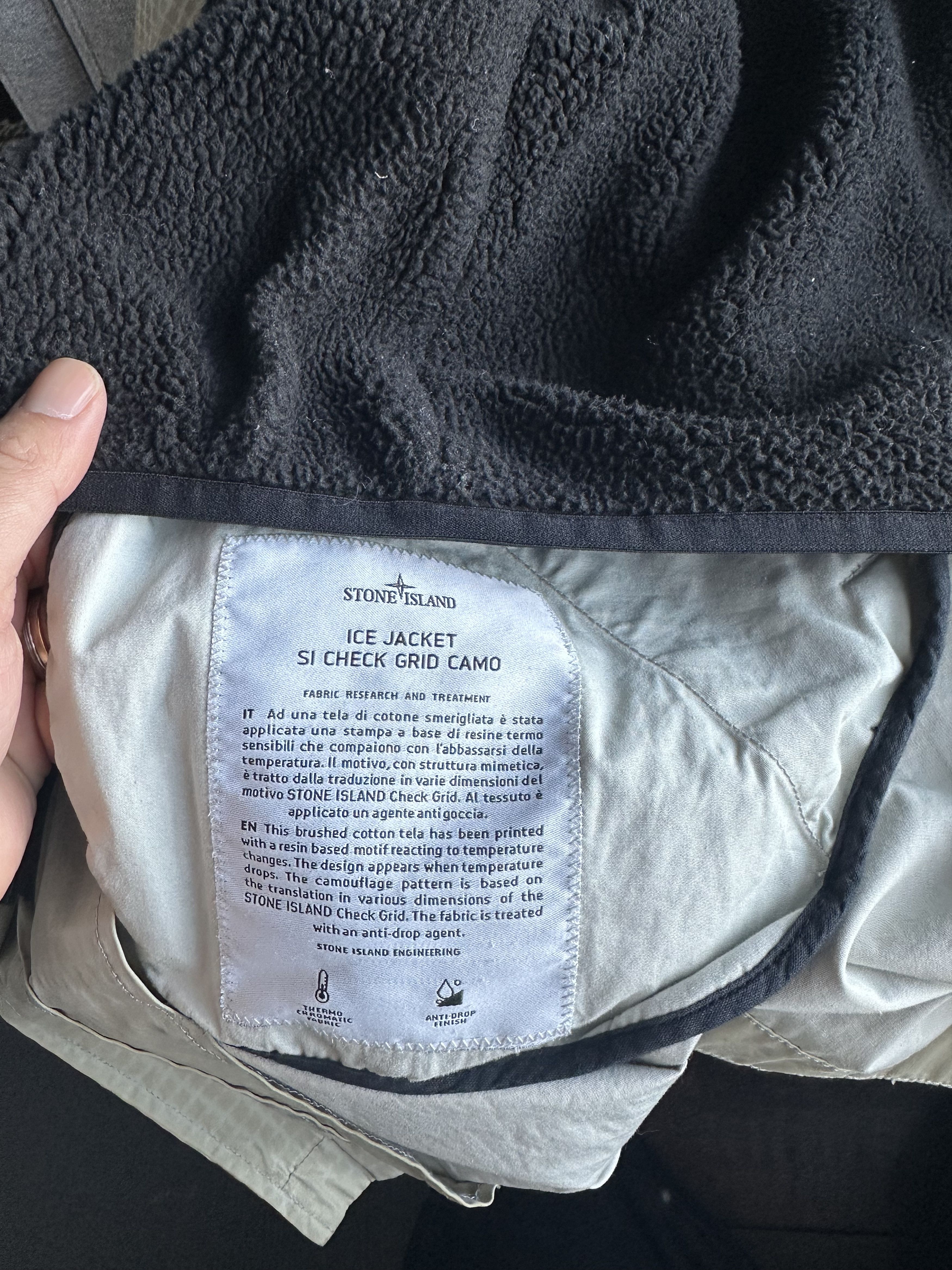 Stone Island STONE ISLAND Ice Jacket Check Grid Camo A/W '17 Size Medium Size US M / EU 48-50 / 2 - 11 Thumbnail