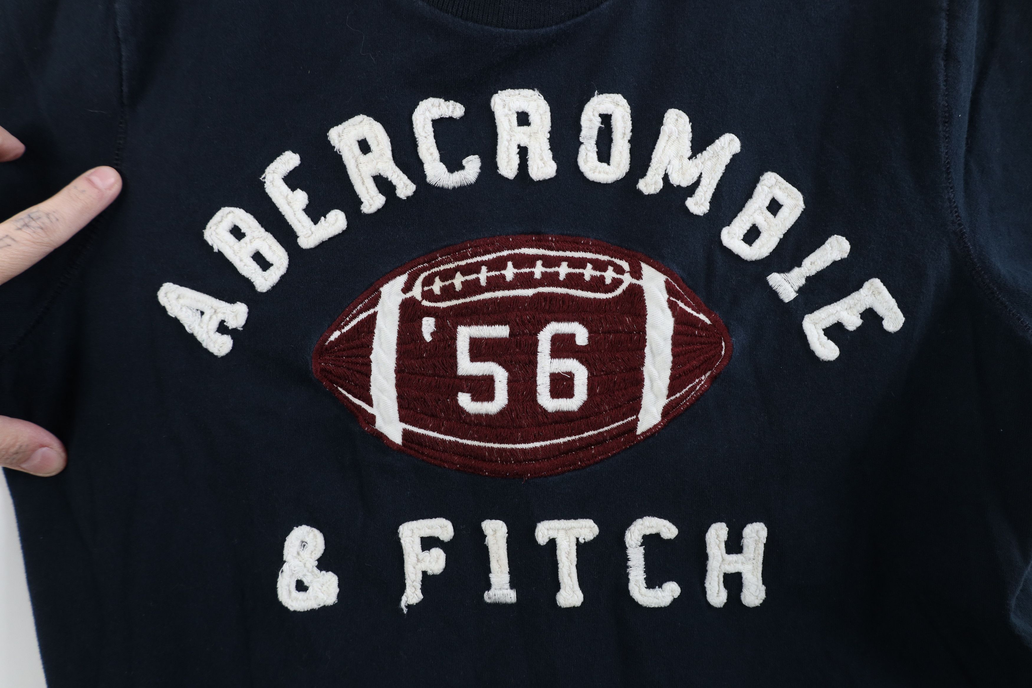 Abercrombie & Fitch Vintage Y2K Abercrombie & Fitch Spell Football T-Shirt Blue Size US M / EU 48-50 / 2 - 4 Thumbnail