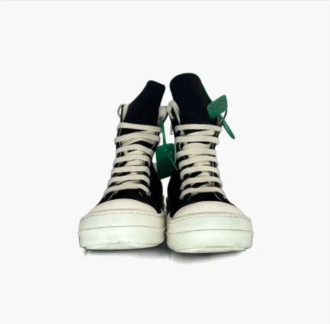 Rick Owens Drkshdw Rick Owens DRKSHDW Black High Top Sneakers Women's Size 38.5 Size US 8.5 / IT 38.5 - 9 Thumbnail