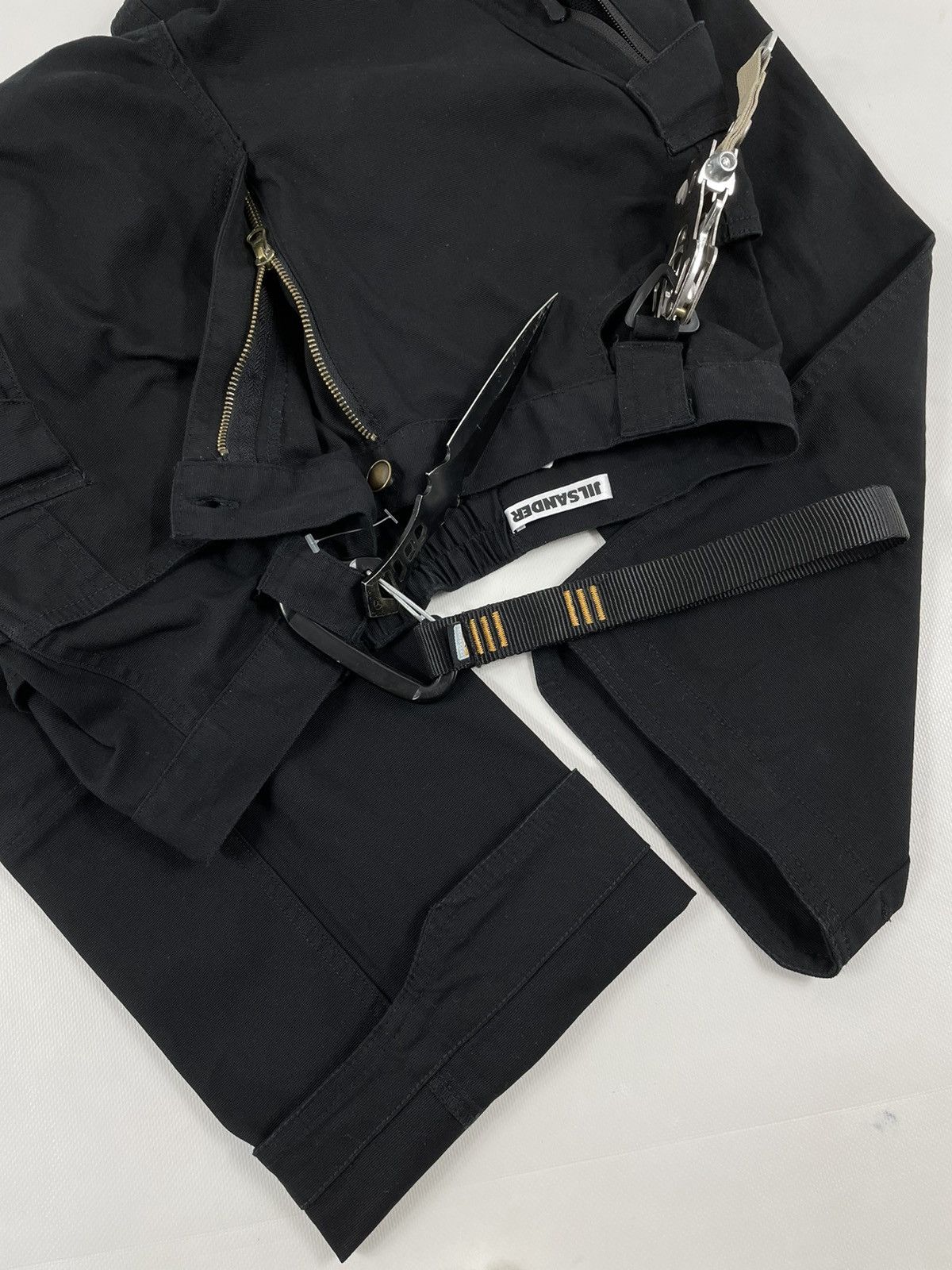 Jil Sander Men’s Multi Pocket Zip Cargo Tactical Work Pants Trousers Size US 33 - 12 Thumbnail