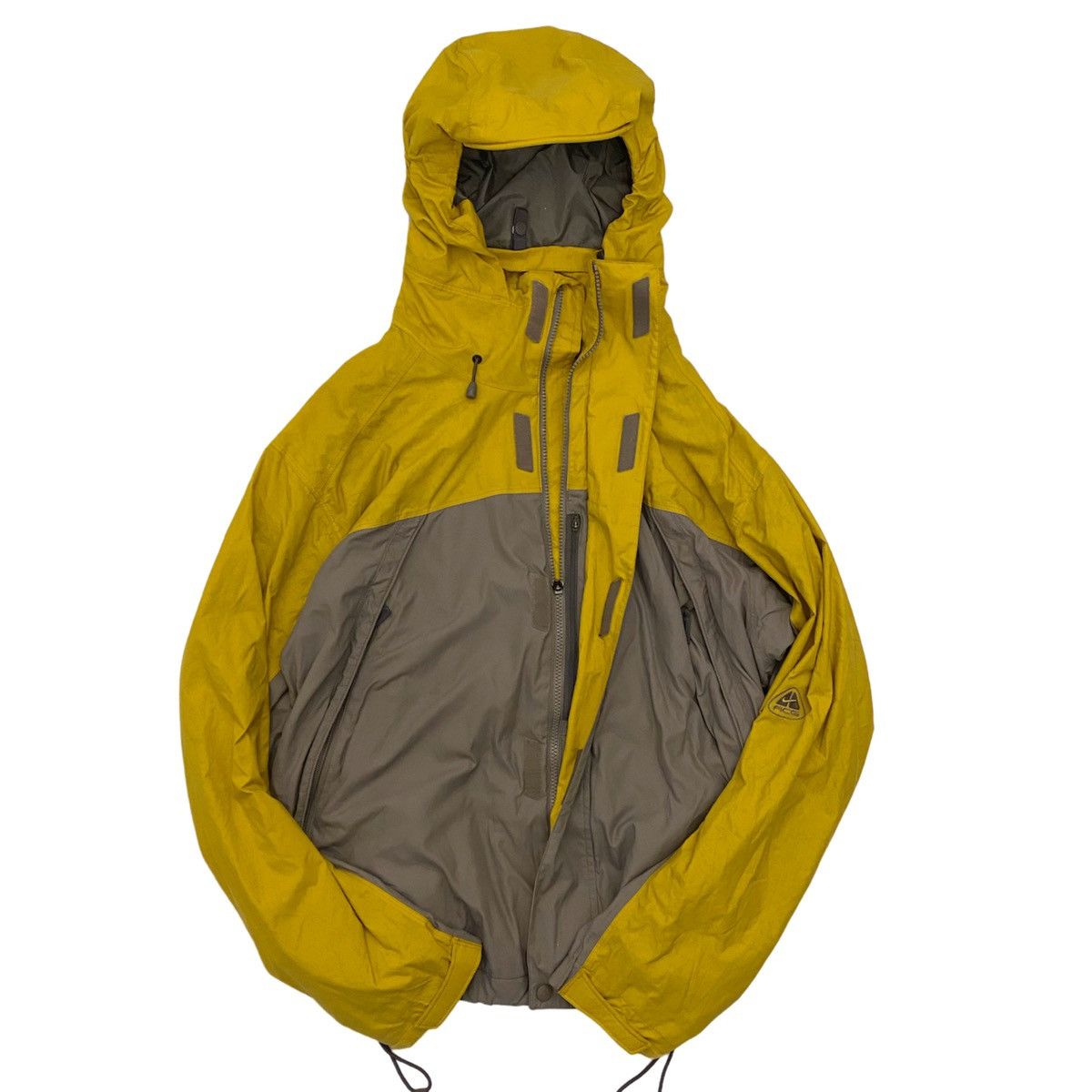 image of Nike Acg Twotone Jacket Aw03 in Gray/Yellow, Men's (Size Large)