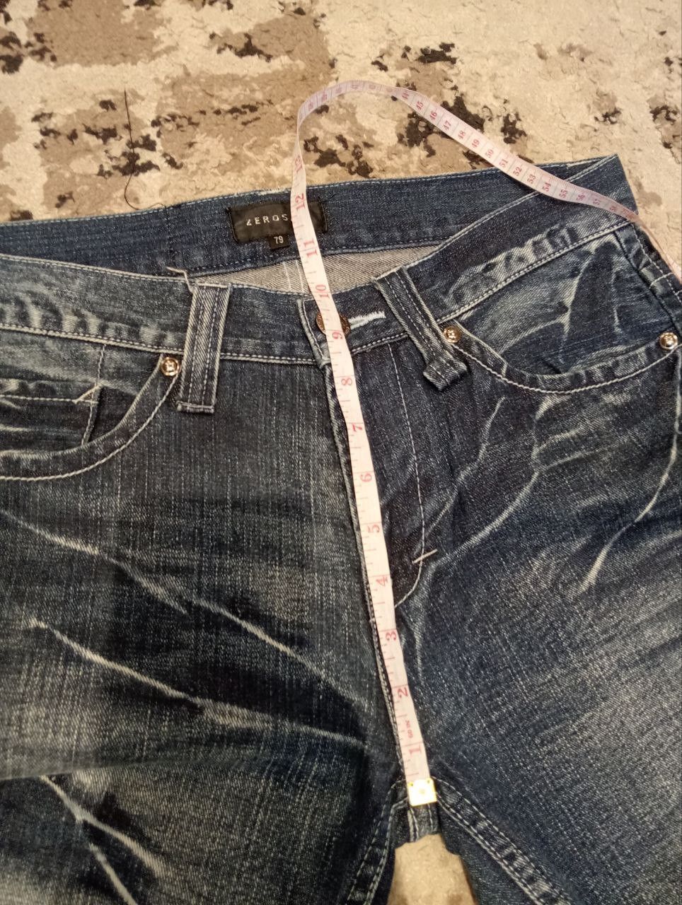 Japanese Brand JAPANESE ZEROSAIL DISTRESSED LOOK BLUE JEANS Size US 32 / EU 48 - 15 Thumbnail