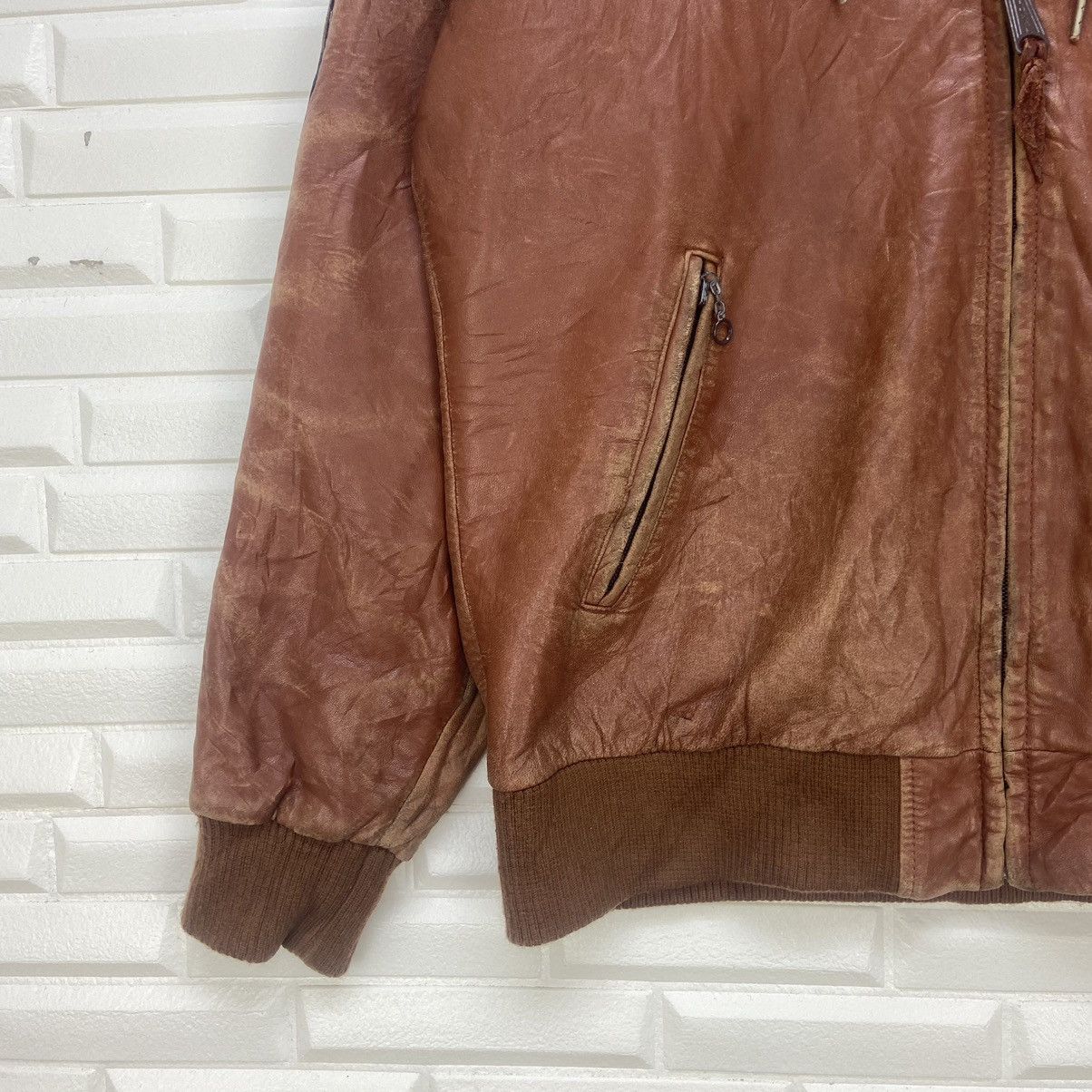 Schott Schott N.Y.C Sportswear Sheep Skin Genuine Leather Jacket Size US S / EU 44-46 / 1 - 5 Thumbnail