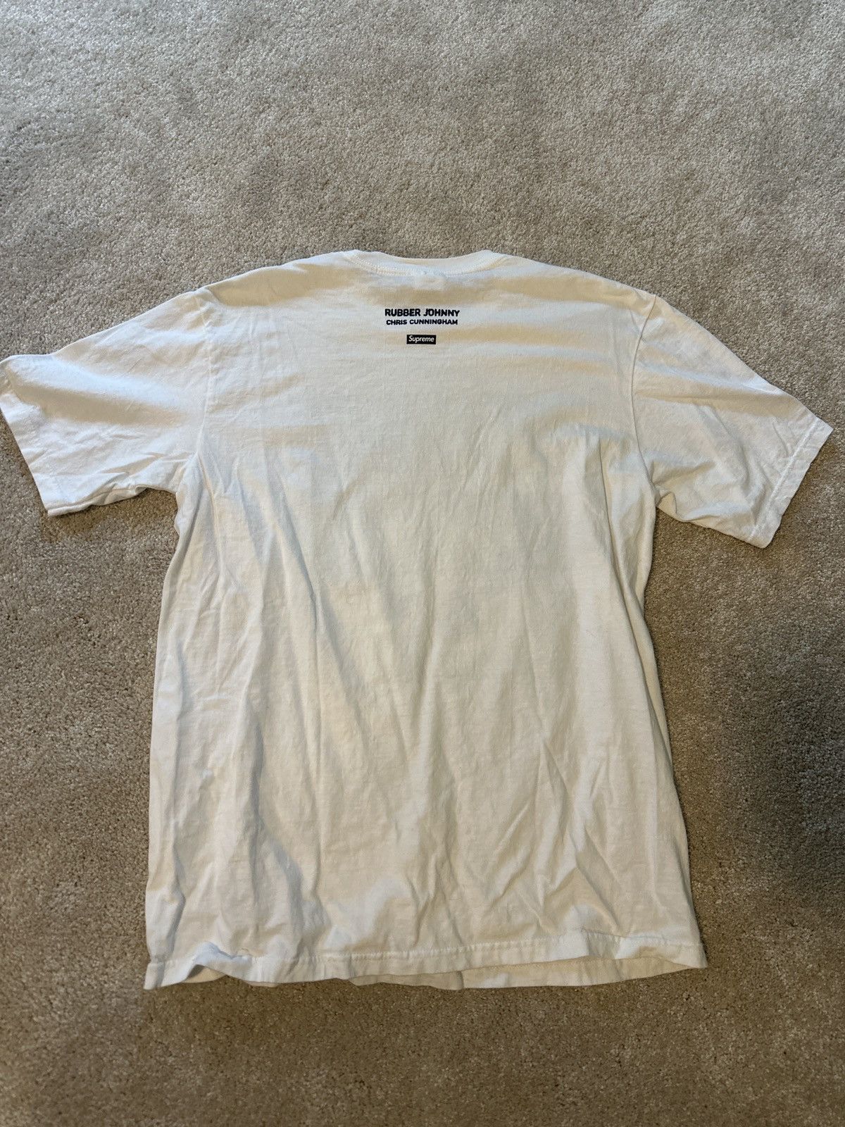Supreme Supreme Chris Cunningham Rubber Johnny White Tee Size US M / EU 48-50 / 2 - 2 Thumbnail