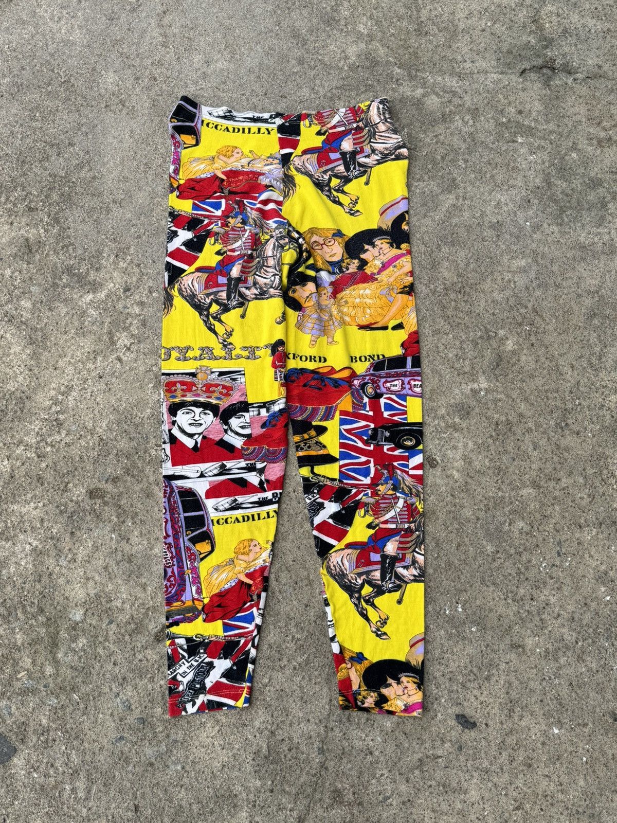 Versace 1990s Versace Leggings Pants Rock n Roll Royalty Size 28" / US 6 / IT 42 - 2 Thumbnail