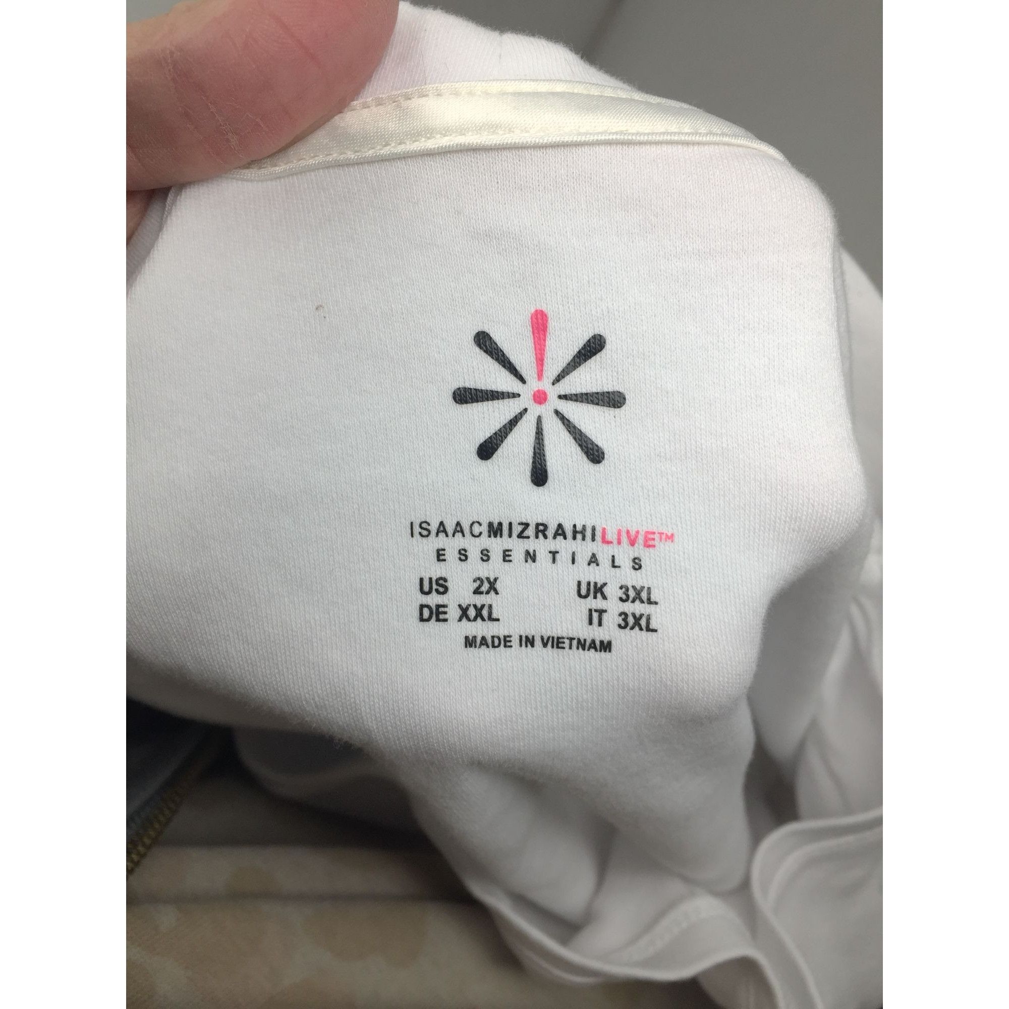 Other Isaac Mizrahi Live Essentials Women's White Shirt Size 2X (X Size XXL / US 16-18 / IT 52-54 - 3 Thumbnail