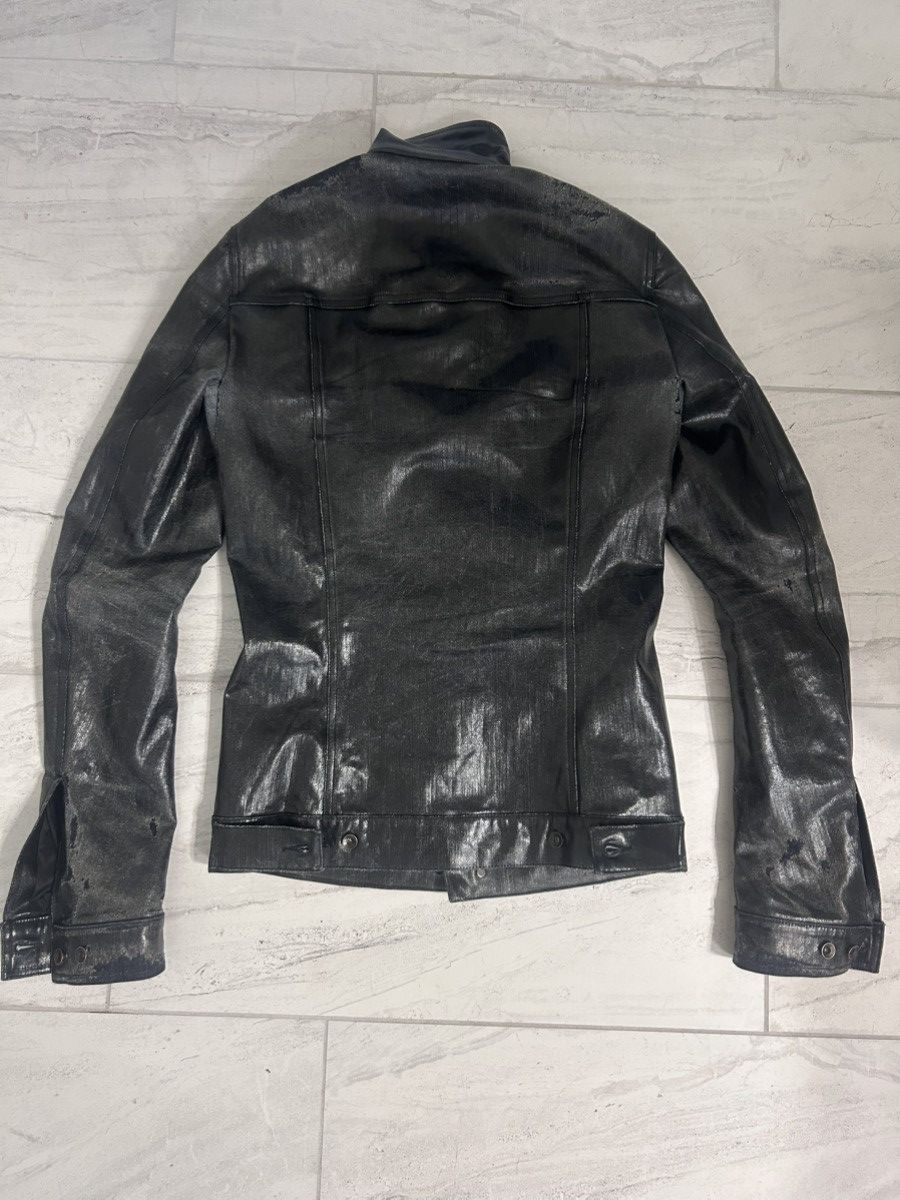 Rick Owens Rick Owens SAMPLE Heavy Wax Trucker Jacket Size US S / EU 44-46 / 1 - 3 Thumbnail