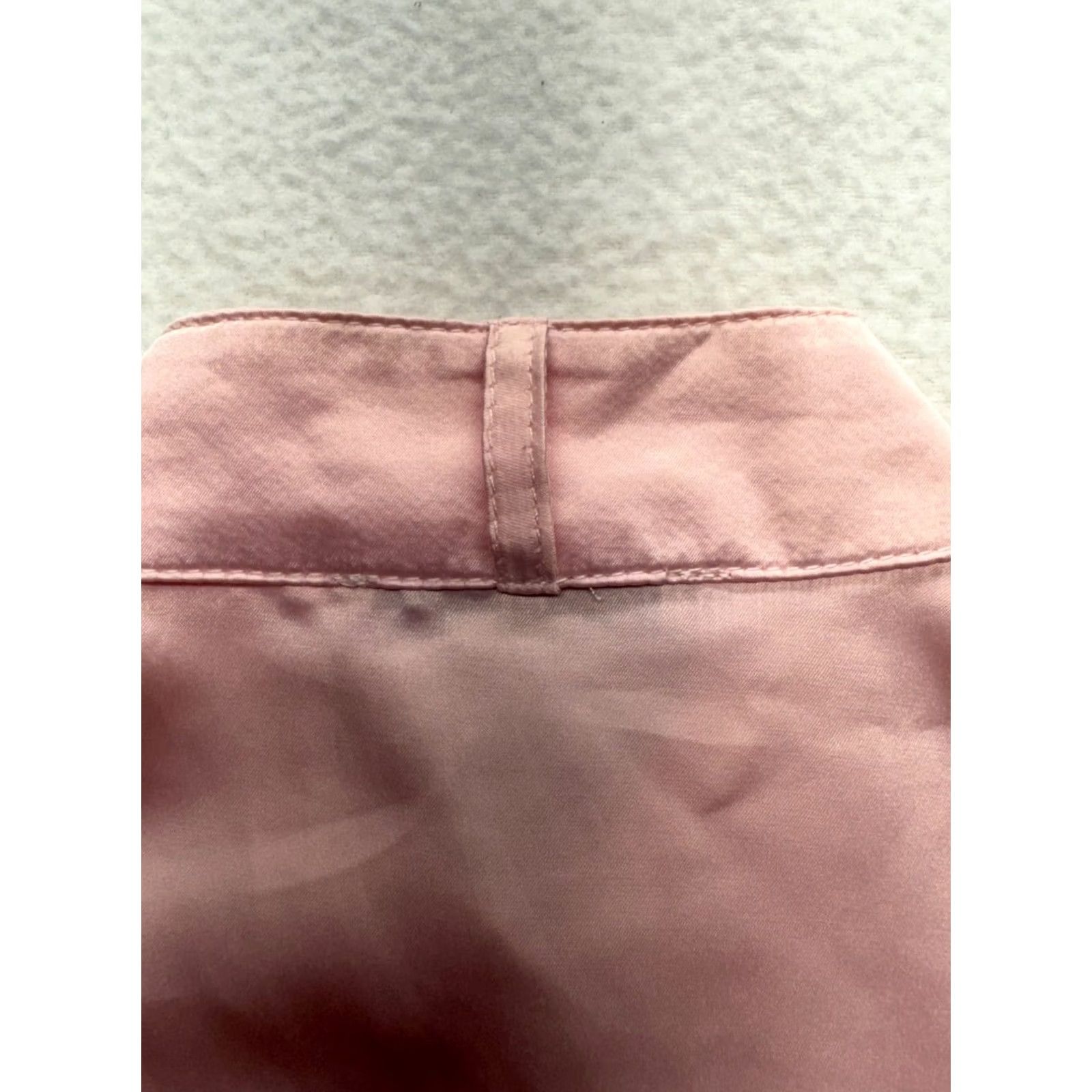 Vintage VINTAGE Cherry Tree Jeans Blouse Shirt Womens XS Pink Short Sleeve Tie Neck Y2K Like New Size XS / US 0-2 / IT 36-38 - 3 Thumbnail