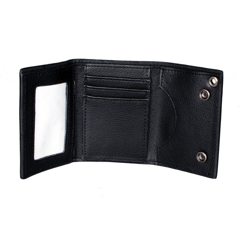 Japanese Brand Skull Trifold Wallet with Chain Size ONE SIZE - 3 Thumbnail