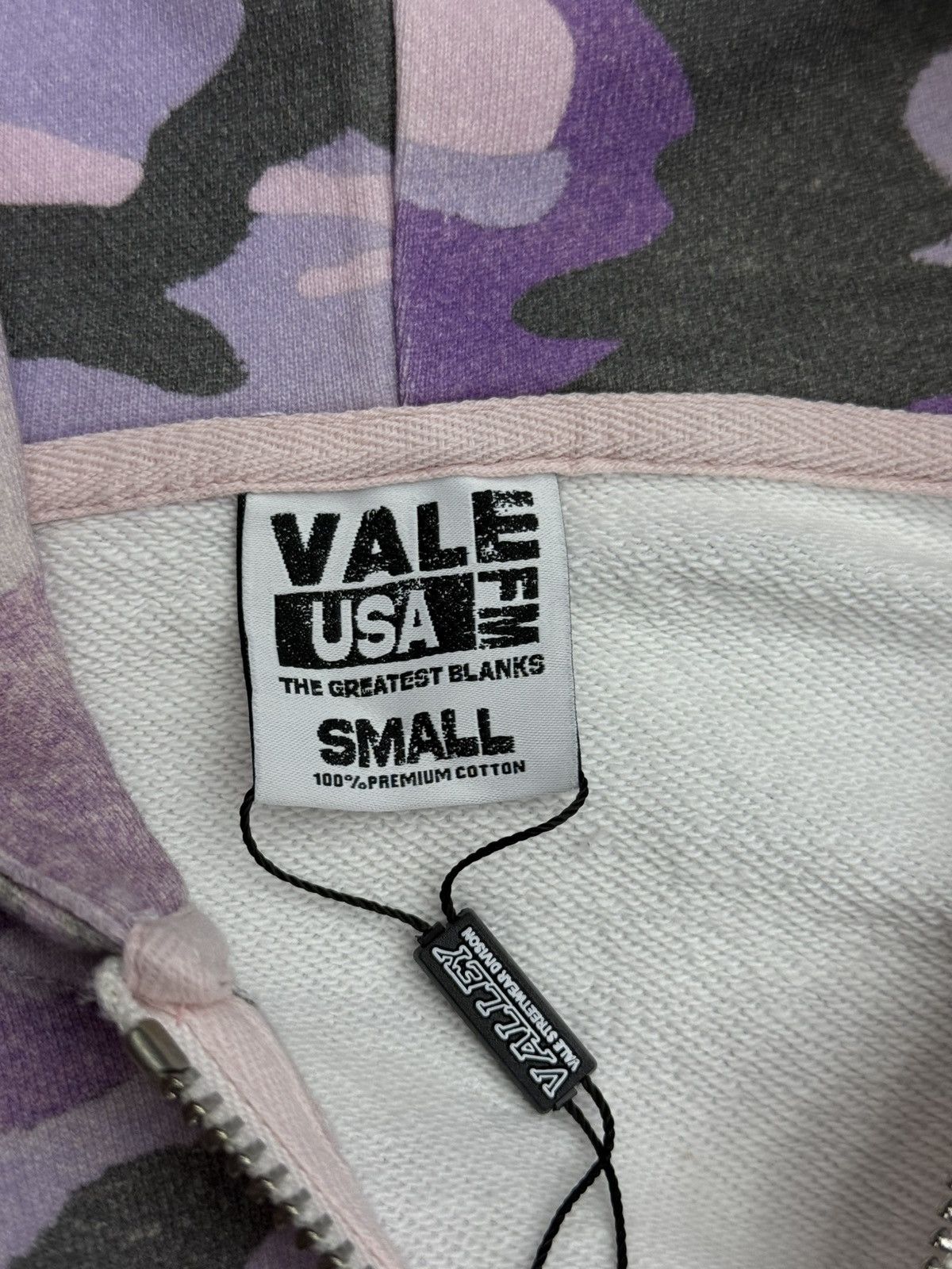 Vale Valley Hoodie Purple Camo Zip Up Size Small (NEW) Size US S / EU 44-46 / 1 - 9 Thumbnail