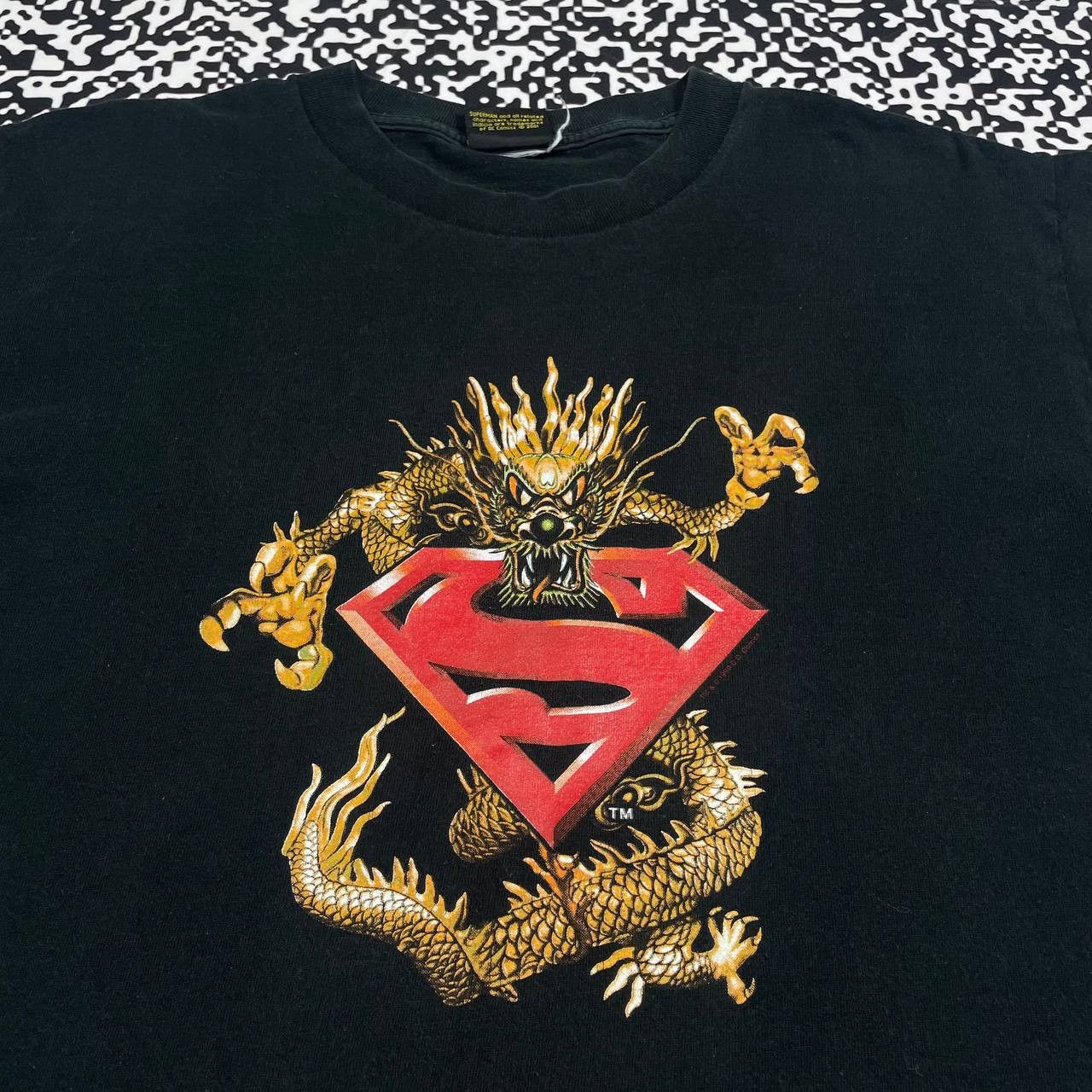 Vintage Vintage 1999 Superman Japanese Dragon T-shirt Movie Warner Size US M / EU 48-50 / 2 - 6 Thumbnail