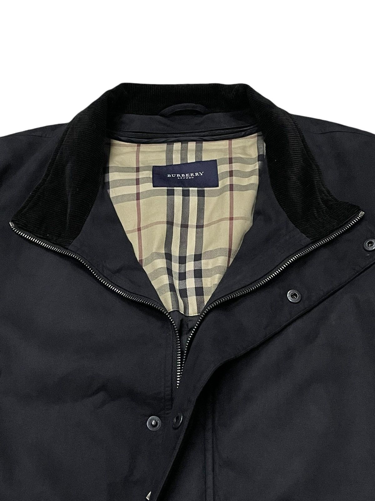 Burberry × Vintage Vintage Burberry Black Suede Jacket Size US L / EU 52-54 / 3 - 6 Thumbnail