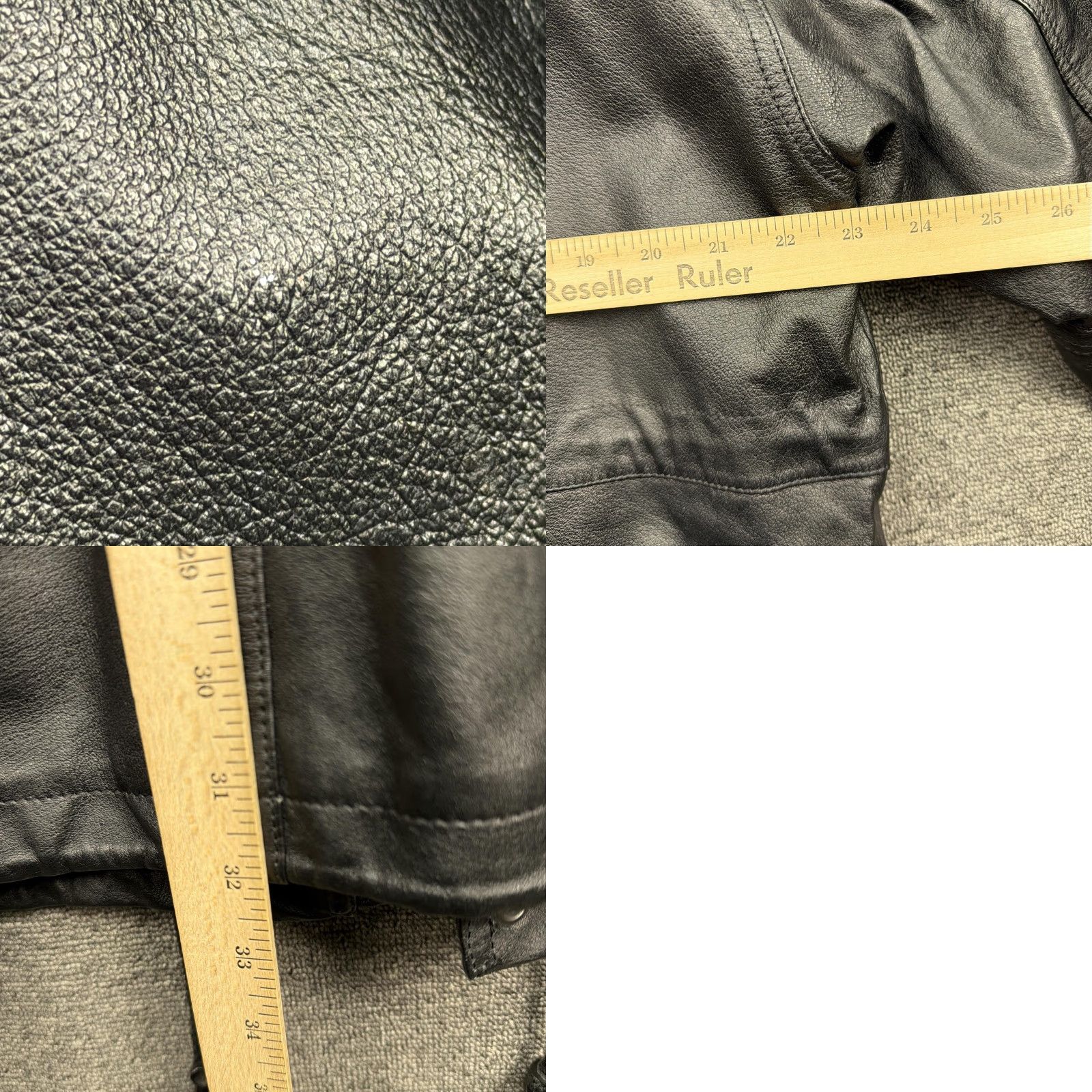 Vintage Wilsons Leather Coat Mens Small Black Parka Full Zip Toggle Pockets Lined Warm Size US S / EU 44-46 / 1 - 9 Thumbnail