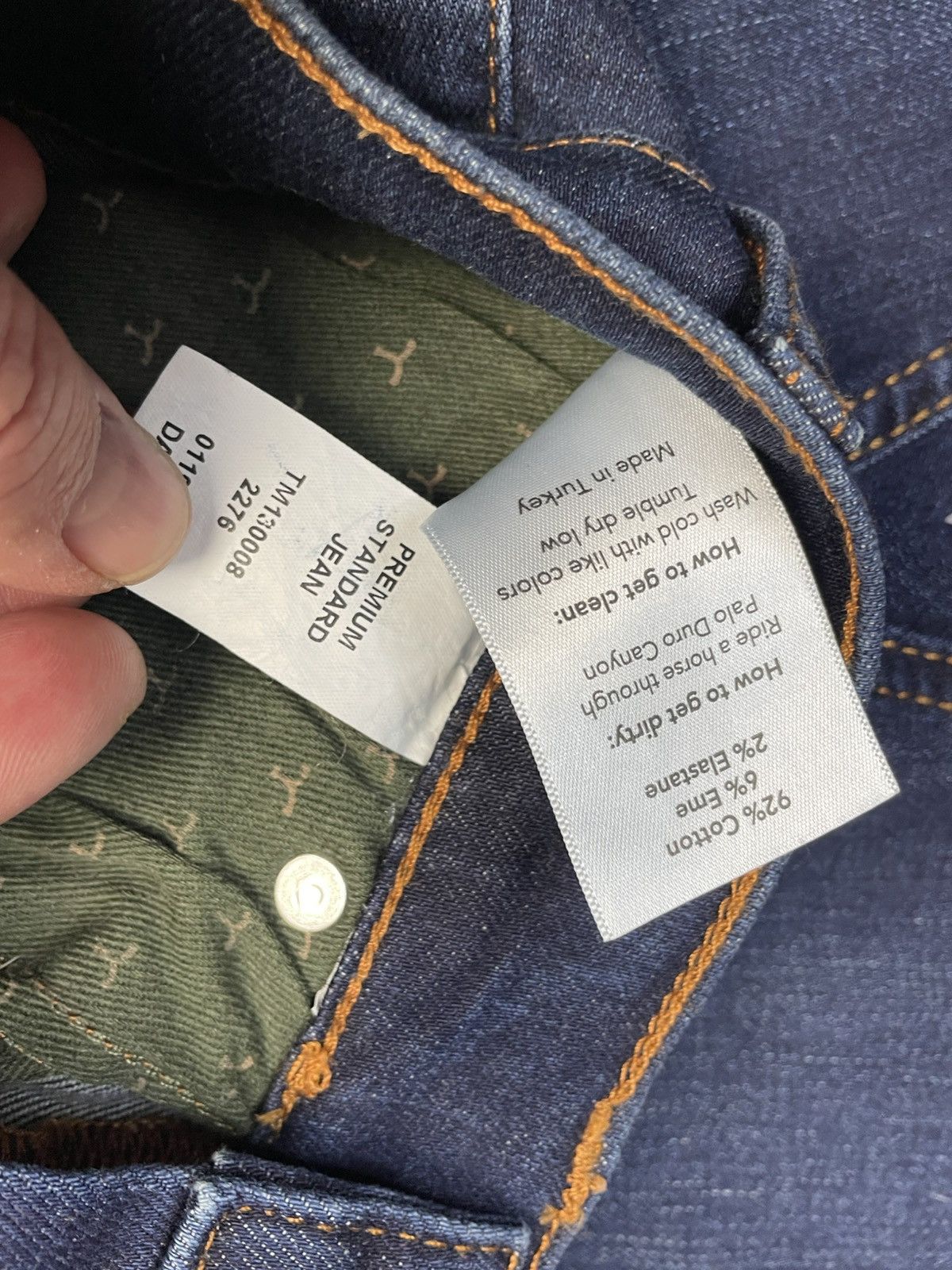 Tecovas New Tecovas Men's Premium Standard Blue Jeans Size W 33 L 30 Size US 33 - 5 Thumbnail