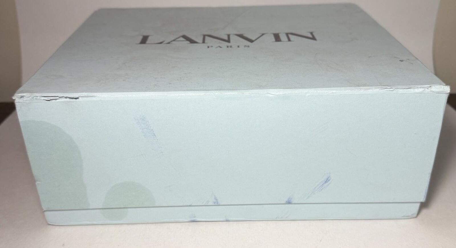 Lanvin LANVIN Paris Sequence 95mm Leather Sandal Stiletto Heel Gold Size US 6.5 / IT 36.5 - 7 Thumbnail
