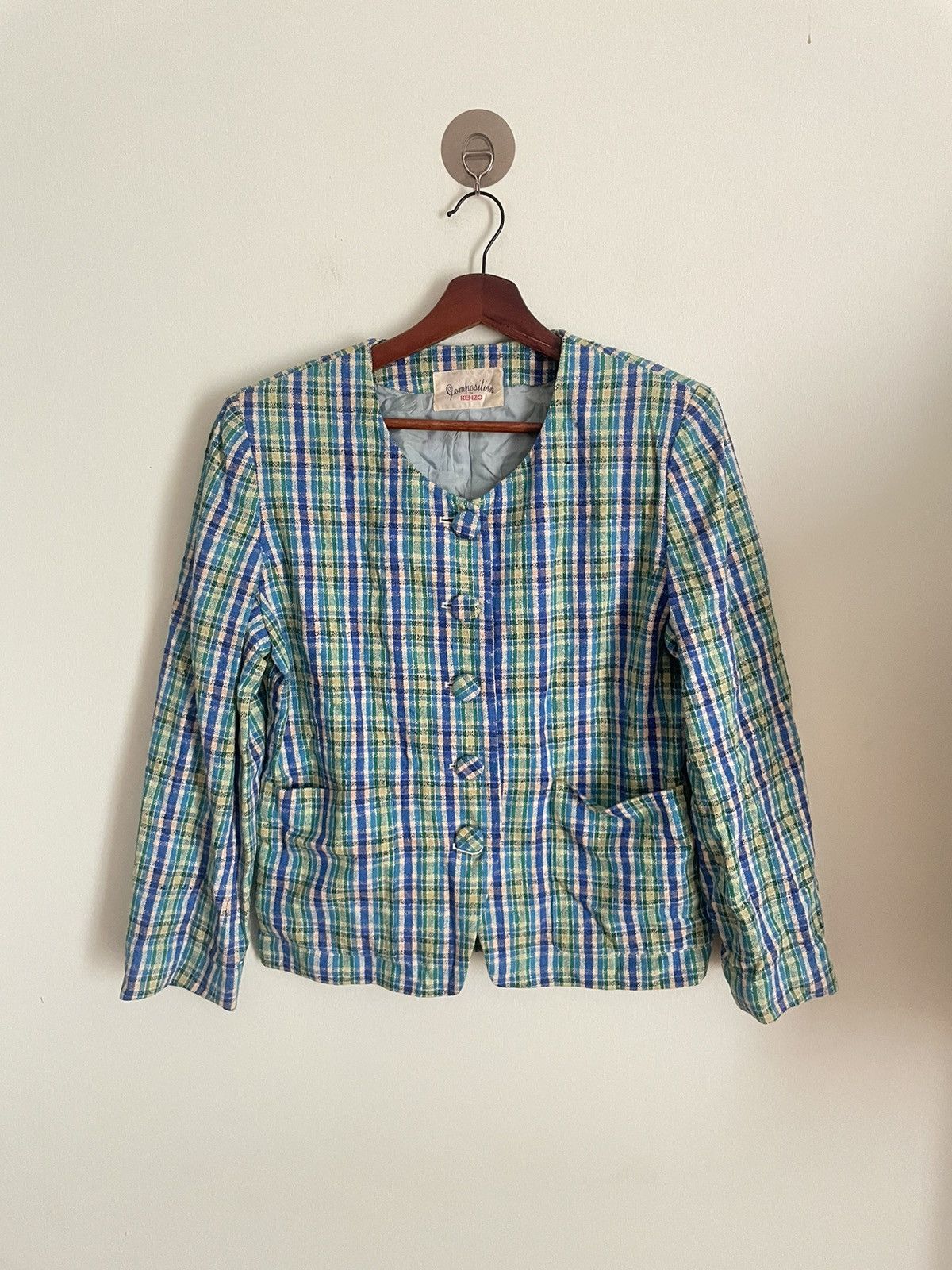 Kenzo Composition by Kenzo Silk Shirt Size XS / US 0-2 / IT 36-38 - 1 Thumbnail