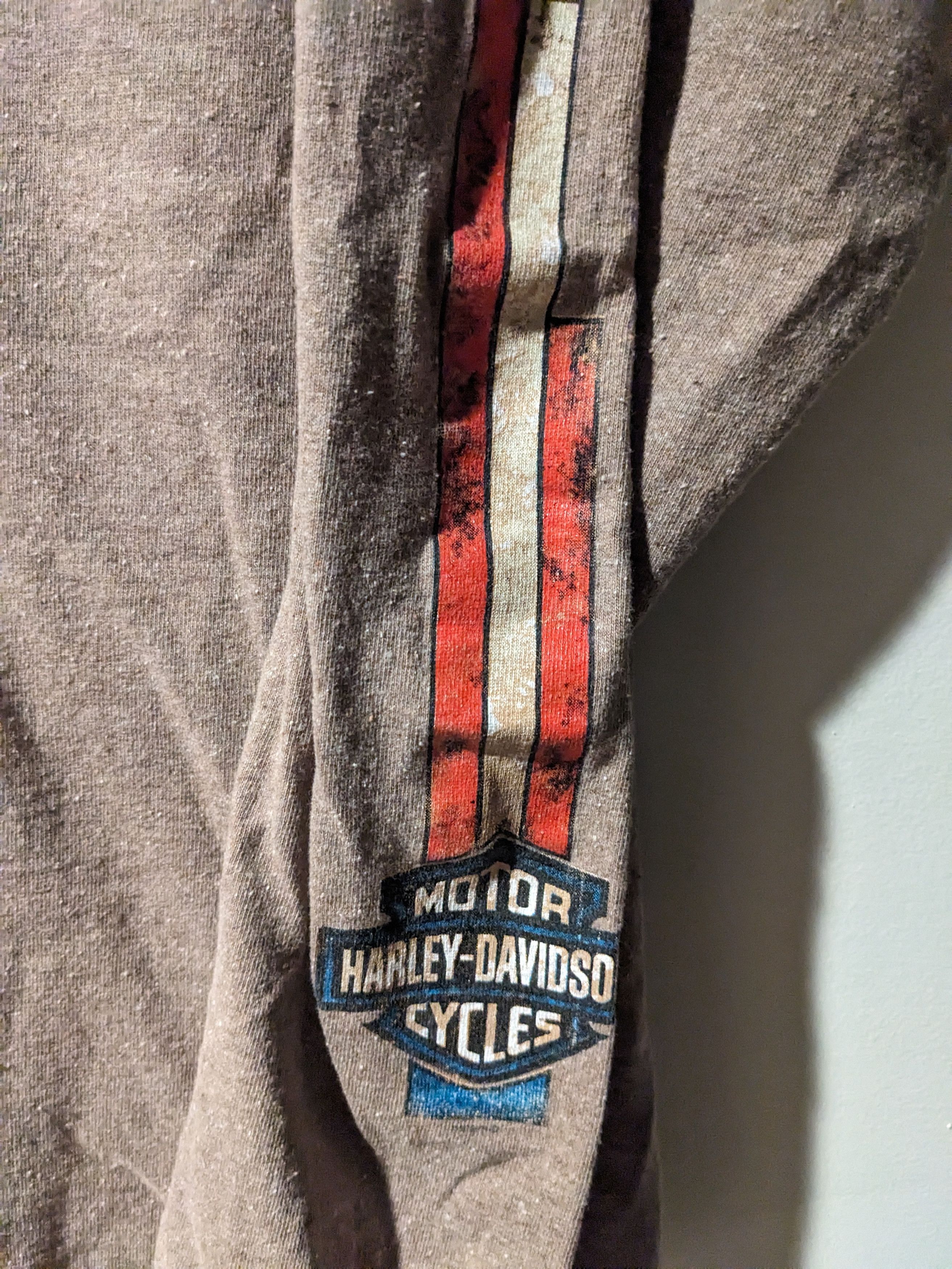 Harley Davidson × Vintage Vintage 2005 Harley Davidson Flames Long Sleeve T-shirt Size US XL / EU 56 / 4 - 5 Thumbnail