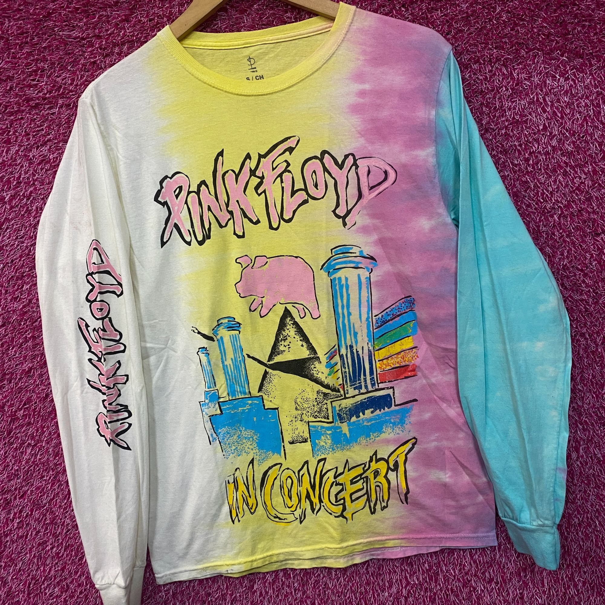 Pink Floyd Pink Floyd In Concert Long Sleeve Tie Dye Tshirt size Small Size US S / EU 44-46 / 1 - 3 Thumbnail