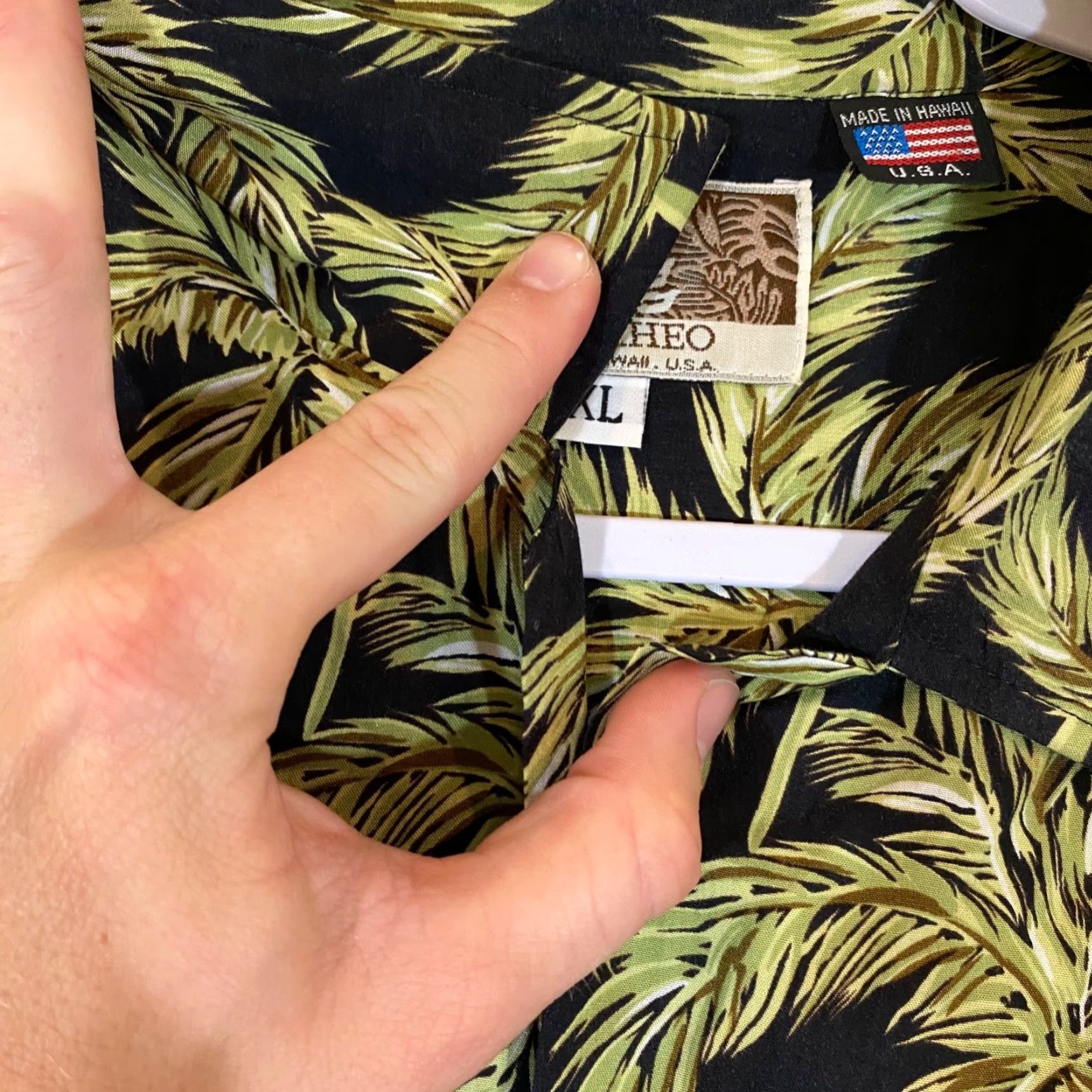 Vintage Kalaheo Shirt Mens XL Black Floral Hawaiian Button Up Tropical USA Size US XL / EU 56 / 4 - 4 Thumbnail