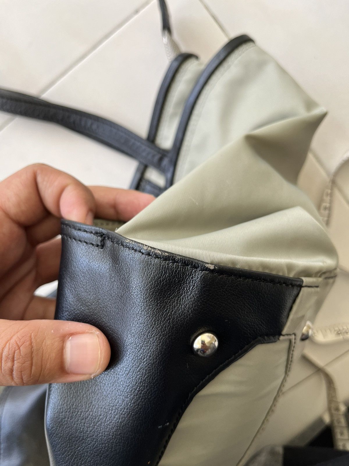 Yohji Yamamoto Y’SACCS by Yohji Yamamoto Nylon Leather Water Proof Size ONE SIZE - 18 Thumbnail