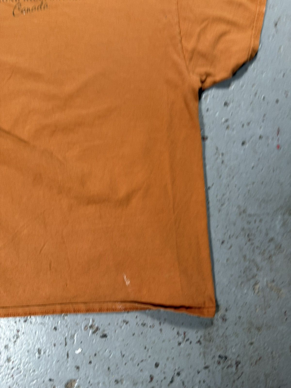 Harley Davidson Vintage Thrashed Harley Davidson Wing Tee Burnt Orange Size US XL / EU 56 / 4 - 10 Thumbnail