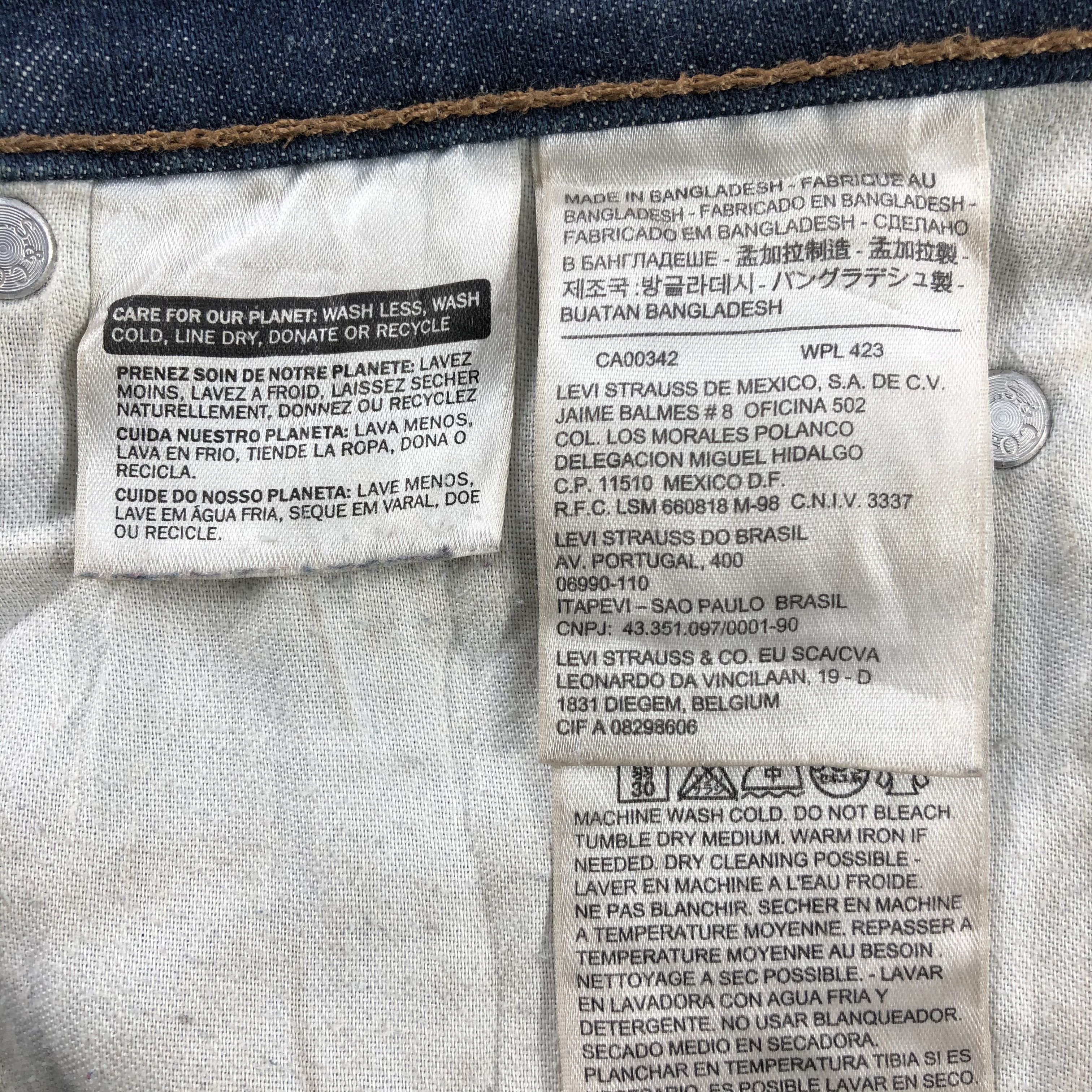Levi's × Vintage Vintage Blue Wash Levis 513 Jeans-JM1820 Size US 34 / EU 50 - 10 Thumbnail