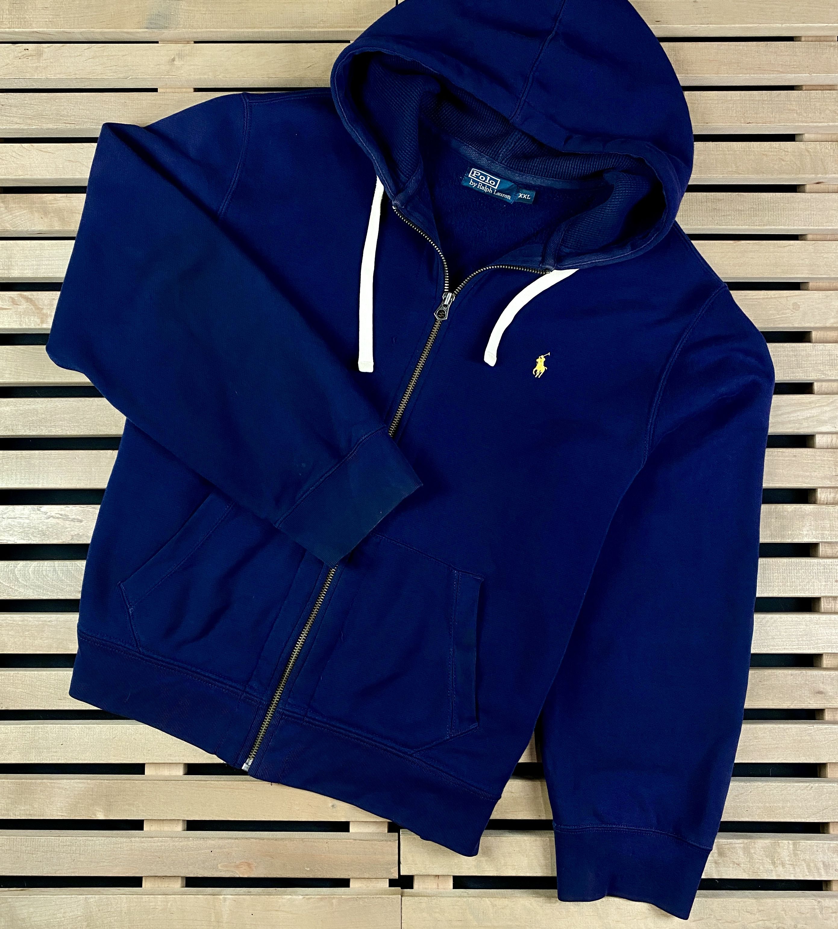 Polo Ralph Lauren × Ralph Lauren Men’s Full Zip Hoodie Polo by Ralph Lauren Vintage Size XXL Size US XXL / EU 58 / 5 - 1 Thumbnail