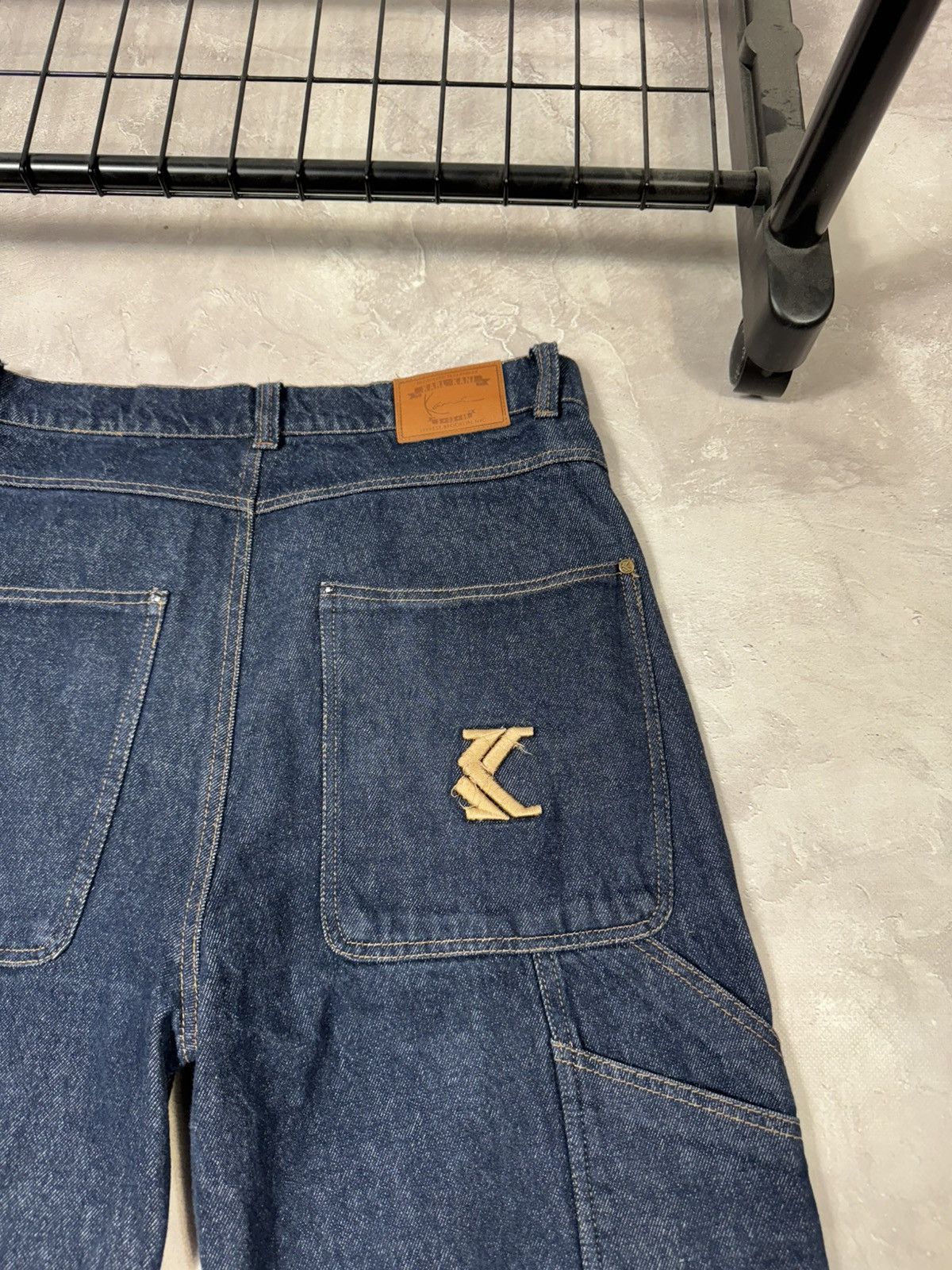Karl Kani Karl Kani Baggy Y2k Carpenter Denim Pants Size US 32 / EU 48 - 12 Thumbnail